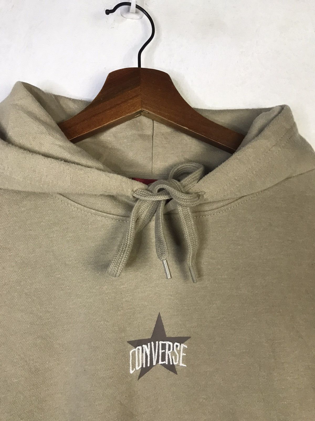 Converse × Vintage Converse All Star Center Women Tanned Hoodie Size ONE SIZE - 3 Thumbnail