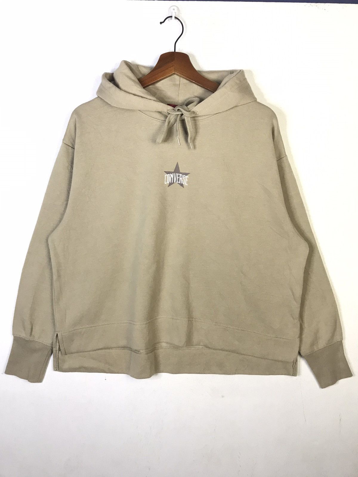Converse × Vintage Converse All Star Center Women Tanned Hoodie Size ONE SIZE - 2 Thumbnail