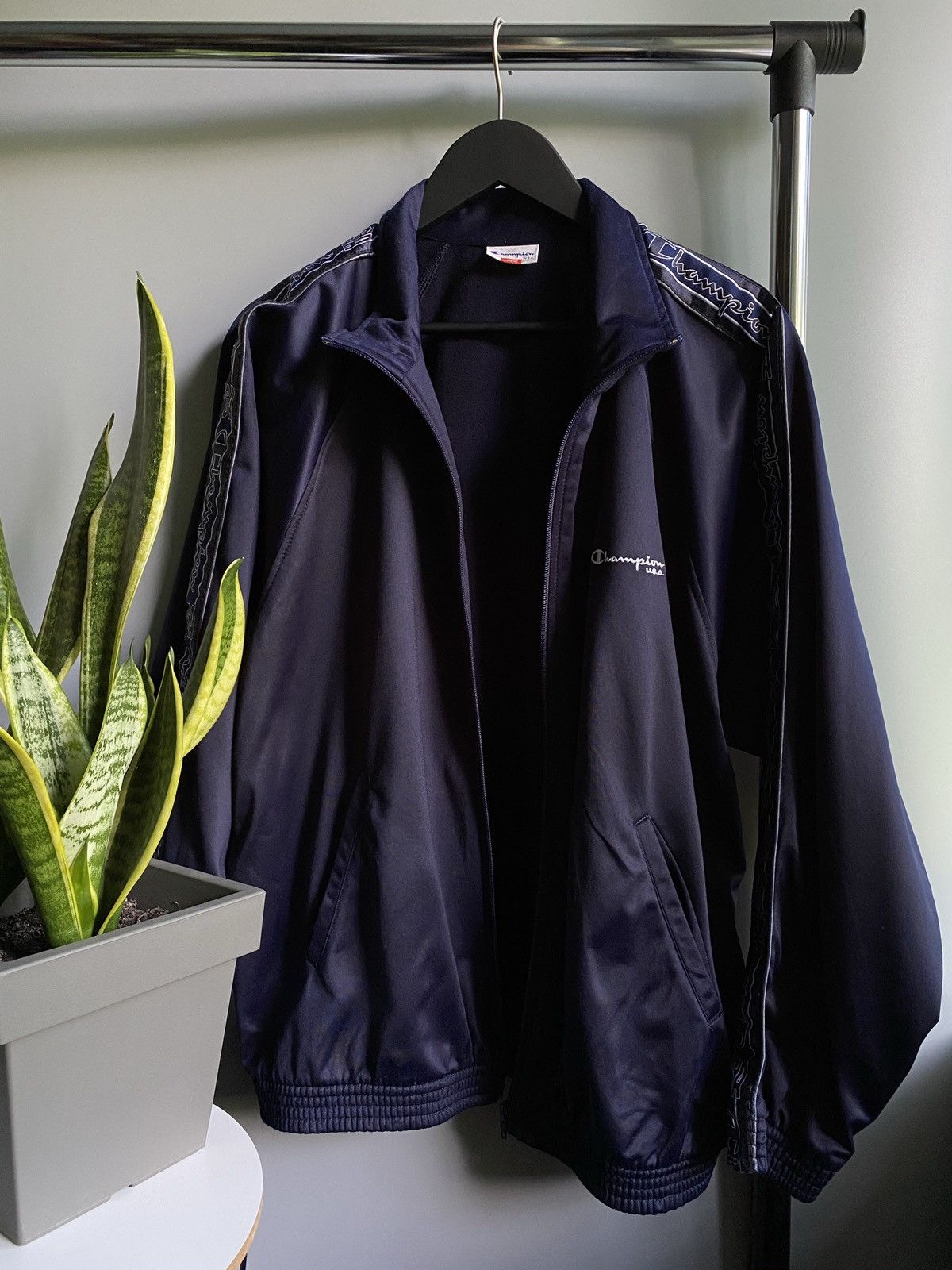 Champion × Vintage Vintage Champion Track Jacket Lampas Zip Hoodie Size US L / EU 52-54 / 3 - 16 Thumbnail
