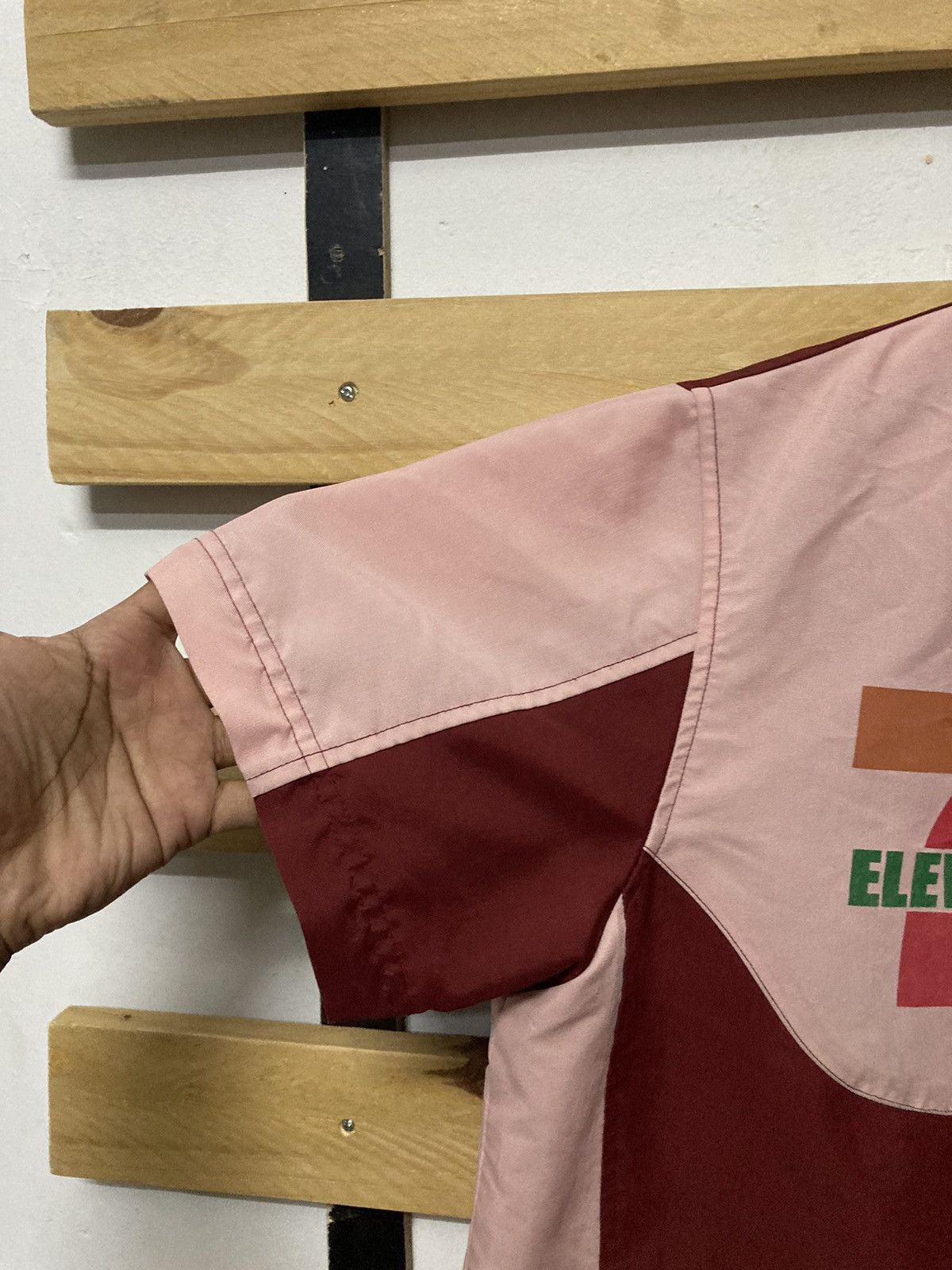 Japanese Brand × Vintage Vintage 7 Eleven Zipper Workwear Shirts Size US M / EU 48-50 / 2 - 8 Thumbnail