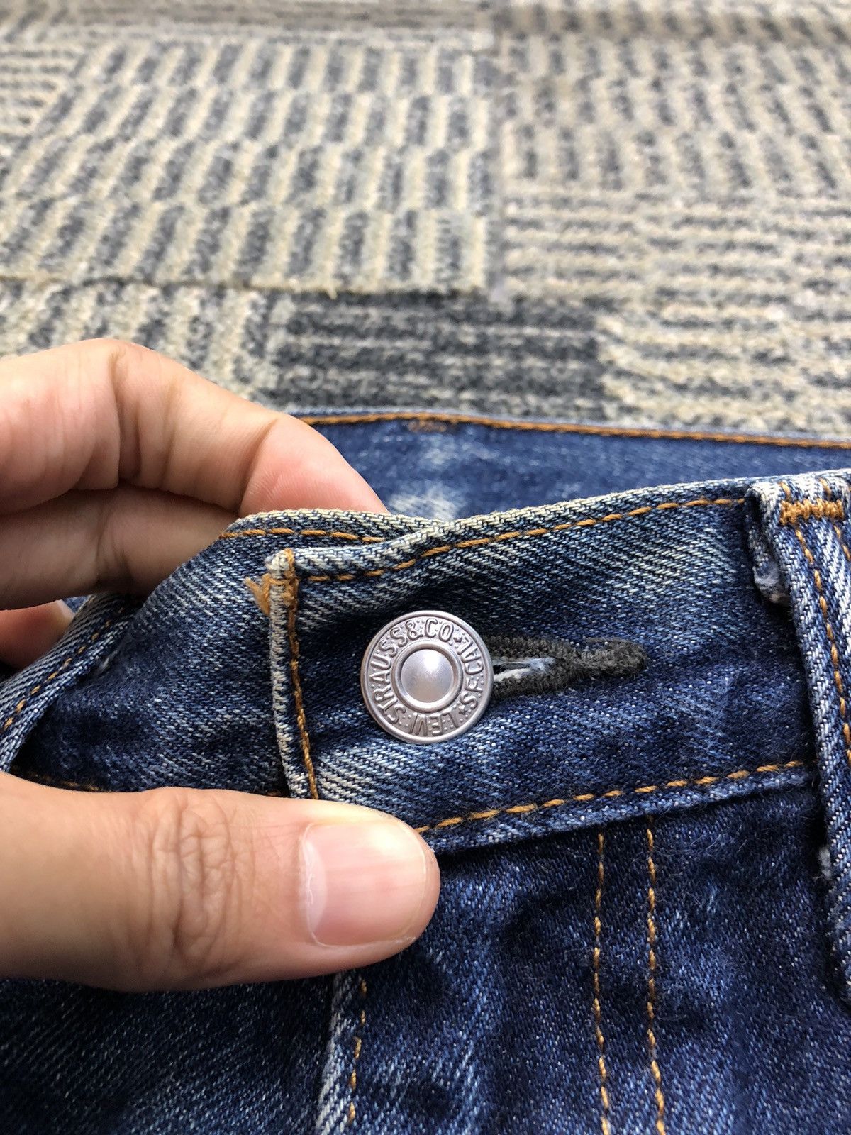 Levi's Vintage Levis 505 Faded Blue Jeans Size US 30 / EU 46 - 6 Thumbnail