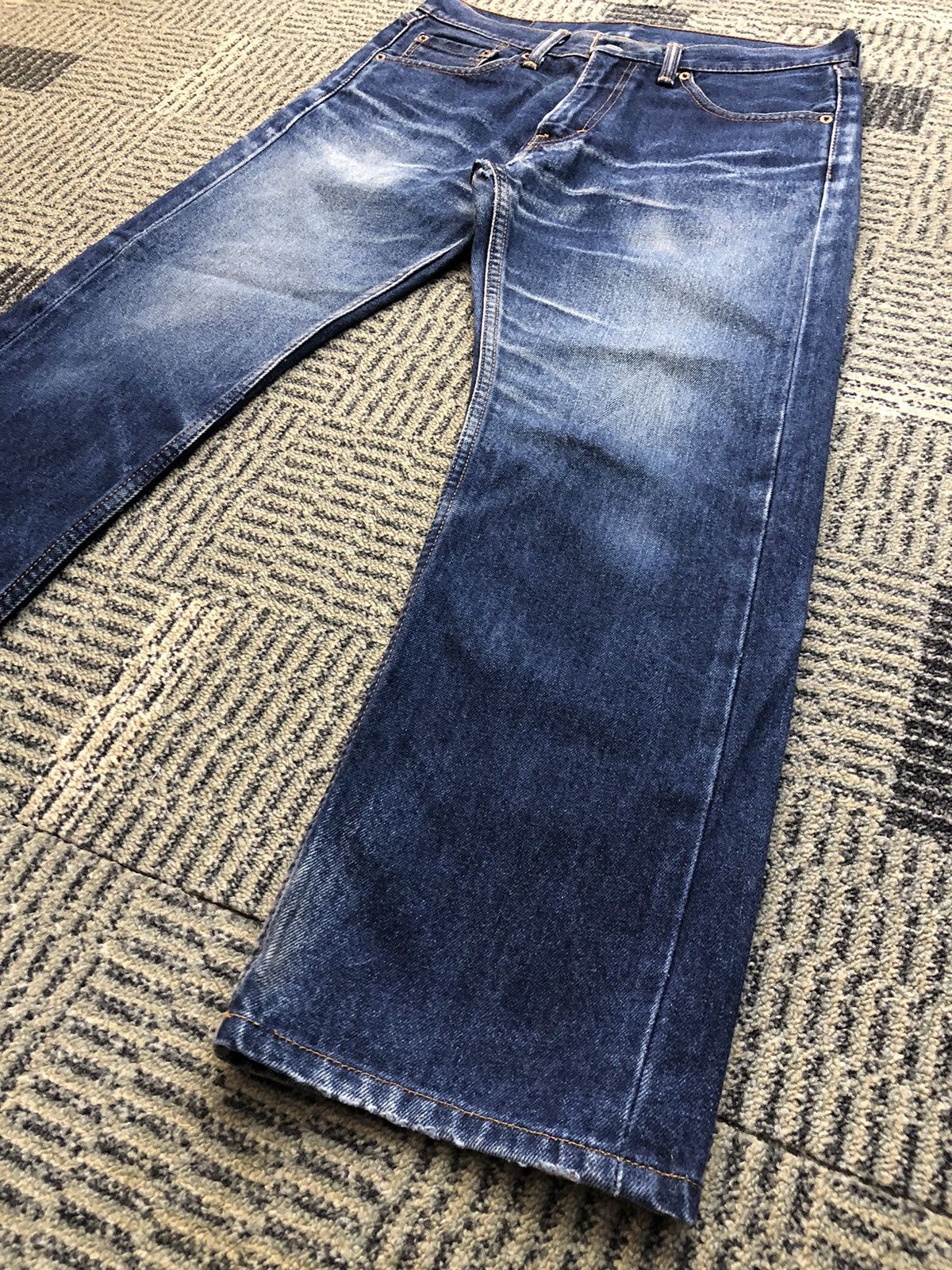 Levi's Vintage Levis 505 Faded Blue Jeans Size US 30 / EU 46 - 4 Thumbnail