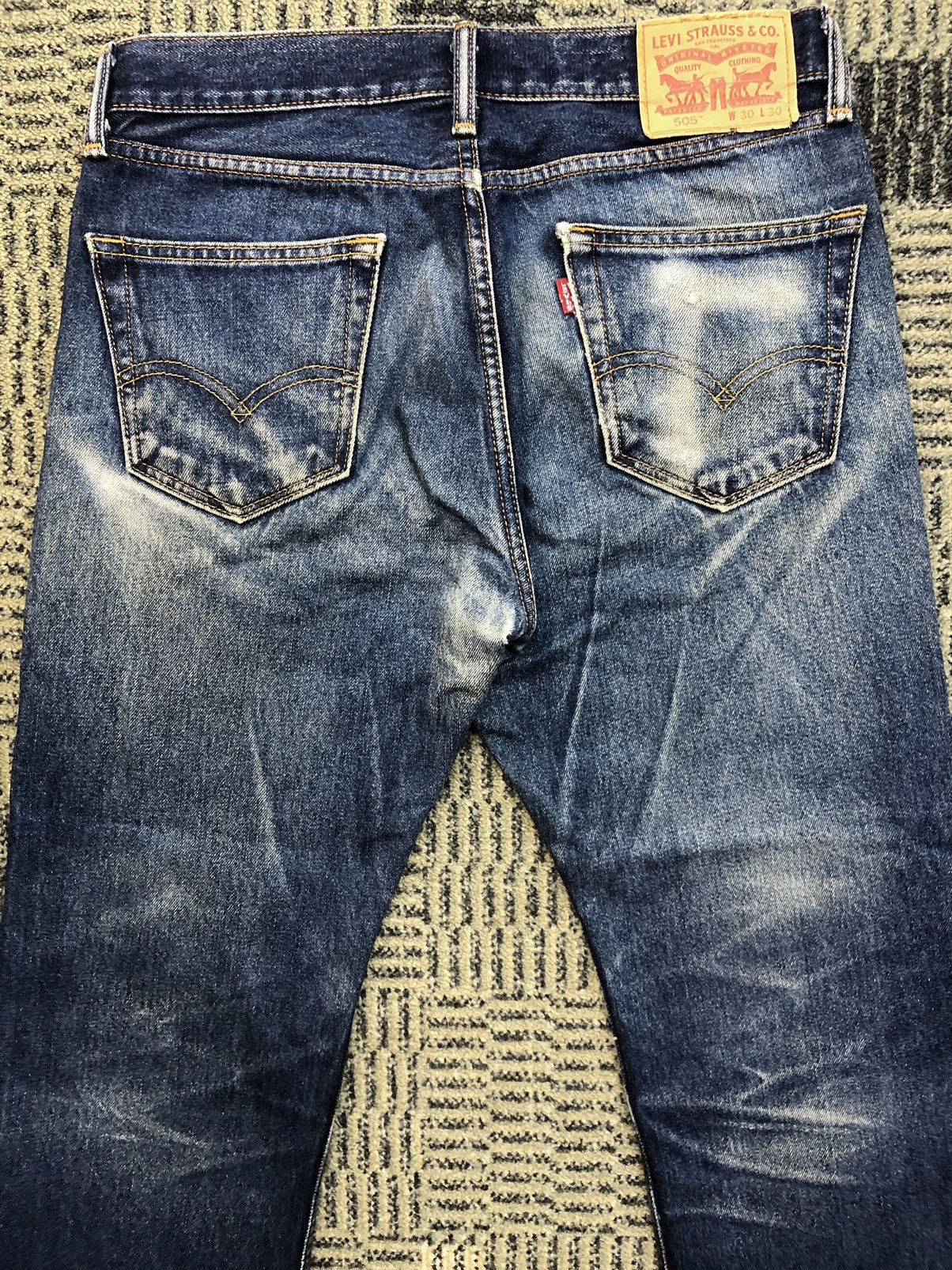 Levi's Vintage Levis 505 Faded Blue Jeans Size US 30 / EU 46 - 13 Thumbnail