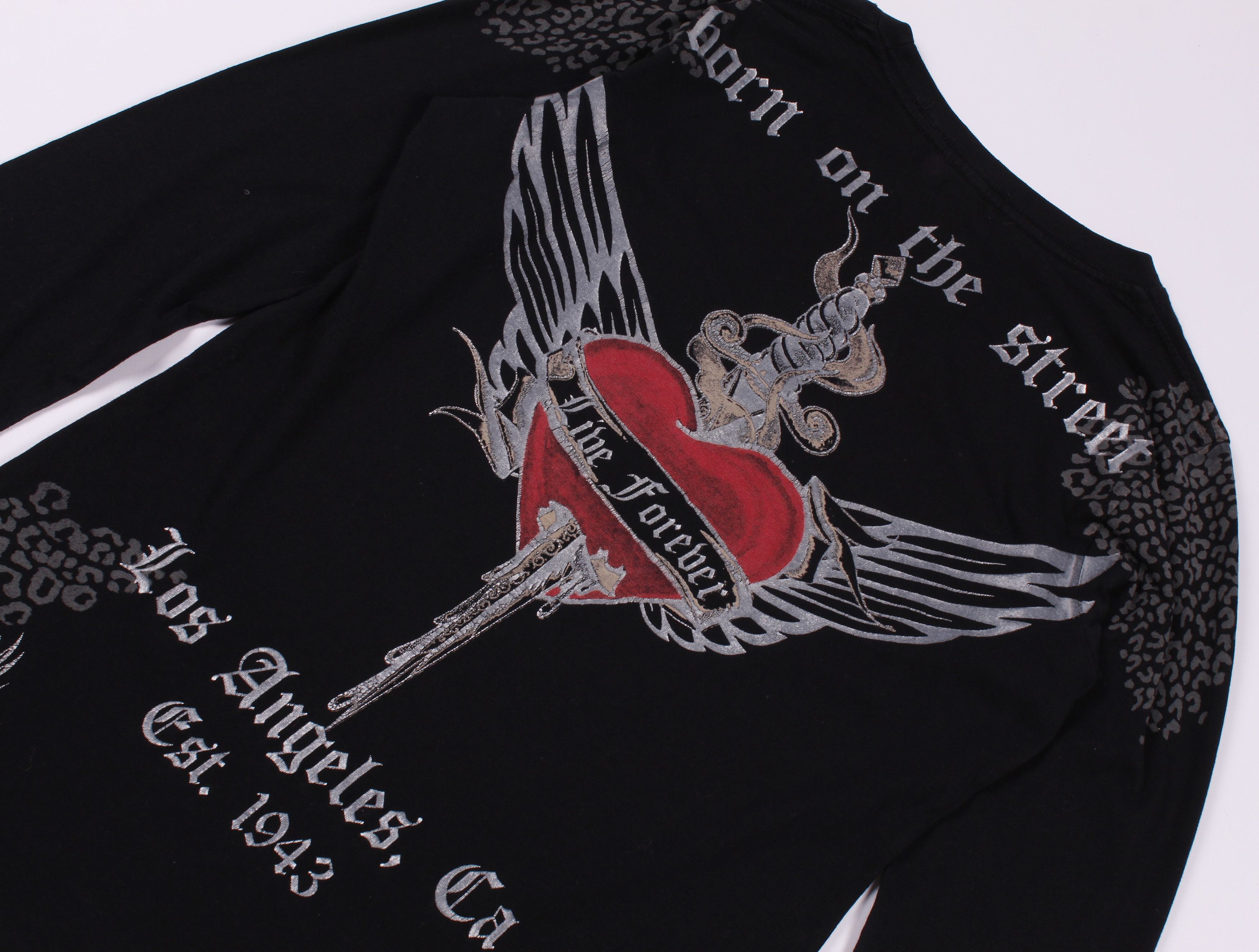 Christian Audigier × Ed Hardy × Vintage Vintage Y2K Smet by Christian Audigier Printed Long Sleeve Size M / US 6-8 / IT 42-44 - 3 Thumbnail
