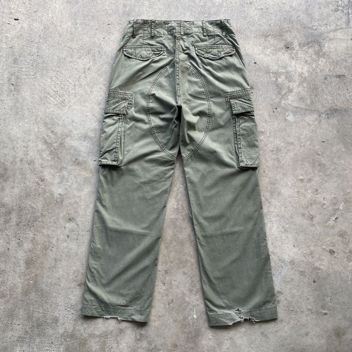 Ralph Lauren W28💥 Vintage Ralph Lauren Rugby Faded Cargo Pants Tactical Size US 28 / EU 44 - 14 Thumbnail