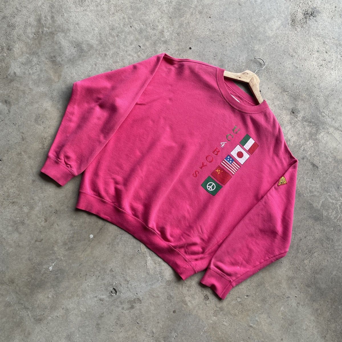 United Colors Of Benetton RARE💥 United Colors Benetton 5 Nation Flag Sweatshirt Jumper Size US L / EU 52-54 / 3 - 2 Thumbnail