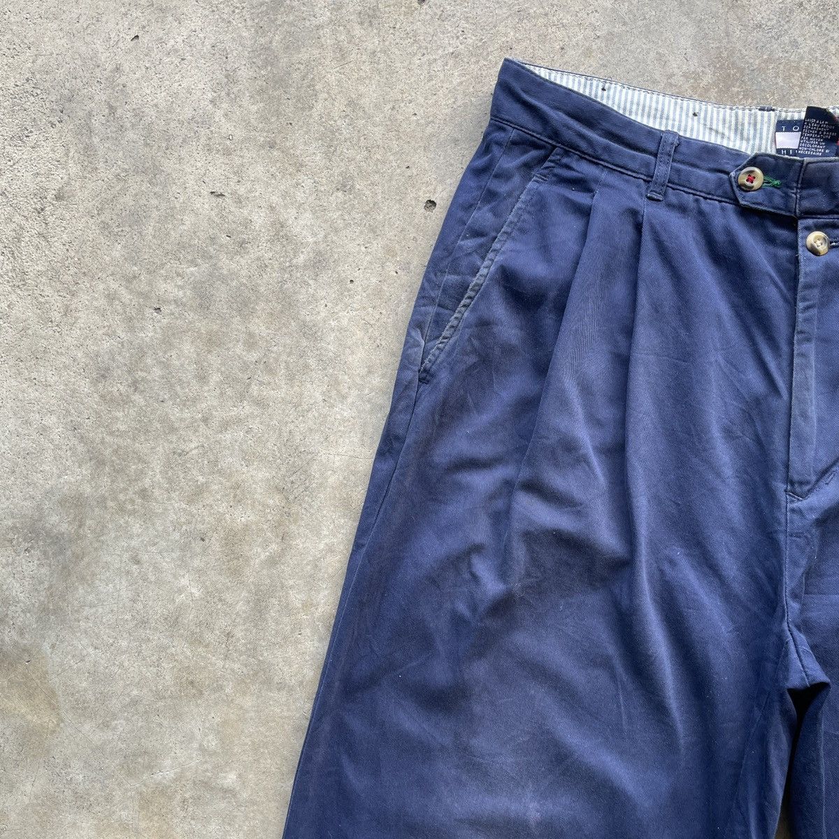 Tommy Hilfiger W32💥 Vintage Tommy Hilfiger Faded Trousers Blue Casual Pants Size US 32 / EU 48 - 4 Thumbnail