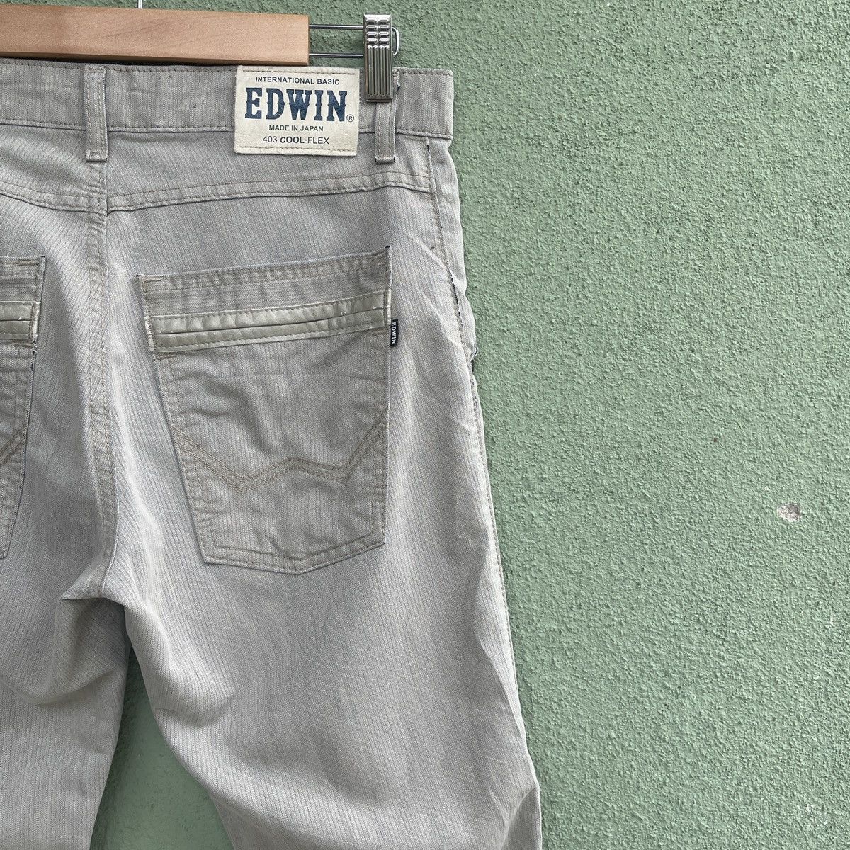 Japanese Brand Vintage EDWIN Made In Japan Faded Casual Pants Size US 30 / EU 46 - 14 Thumbnail
