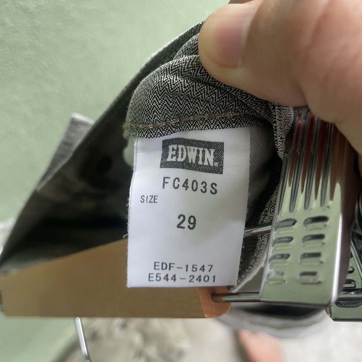 Japanese Brand Vintage EDWIN Made In Japan Faded Casual Pants Size US 30 / EU 46 - 10 Thumbnail