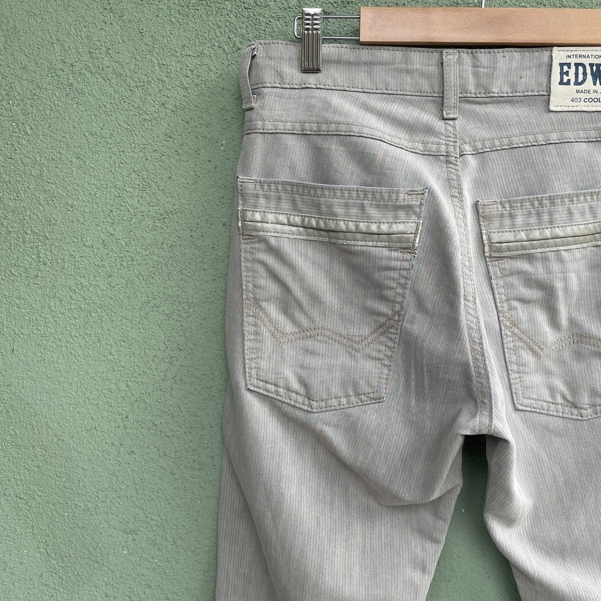 Japanese Brand Vintage EDWIN Made In Japan Faded Casual Pants Size US 30 / EU 46 - 15 Thumbnail