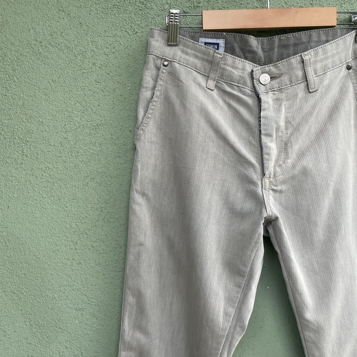 Japanese Brand Vintage EDWIN Made In Japan Faded Casual Pants Size US 30 / EU 46 - 4 Thumbnail