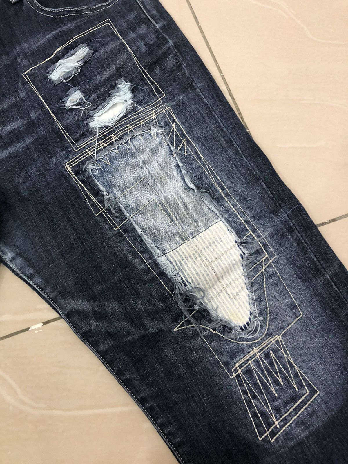 Japanese Brand Japanese Brand As Know As Patchwork Jeans Size US 30 / EU 46 - 8 Thumbnail