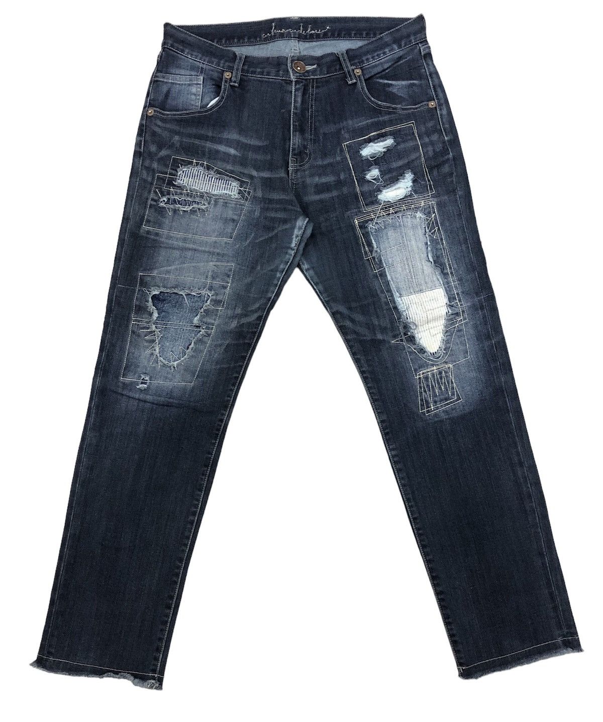 Japanese Brand Japanese Brand As Know As Patchwork Jeans Size US 30 / EU 46 - 1 Thumbnail