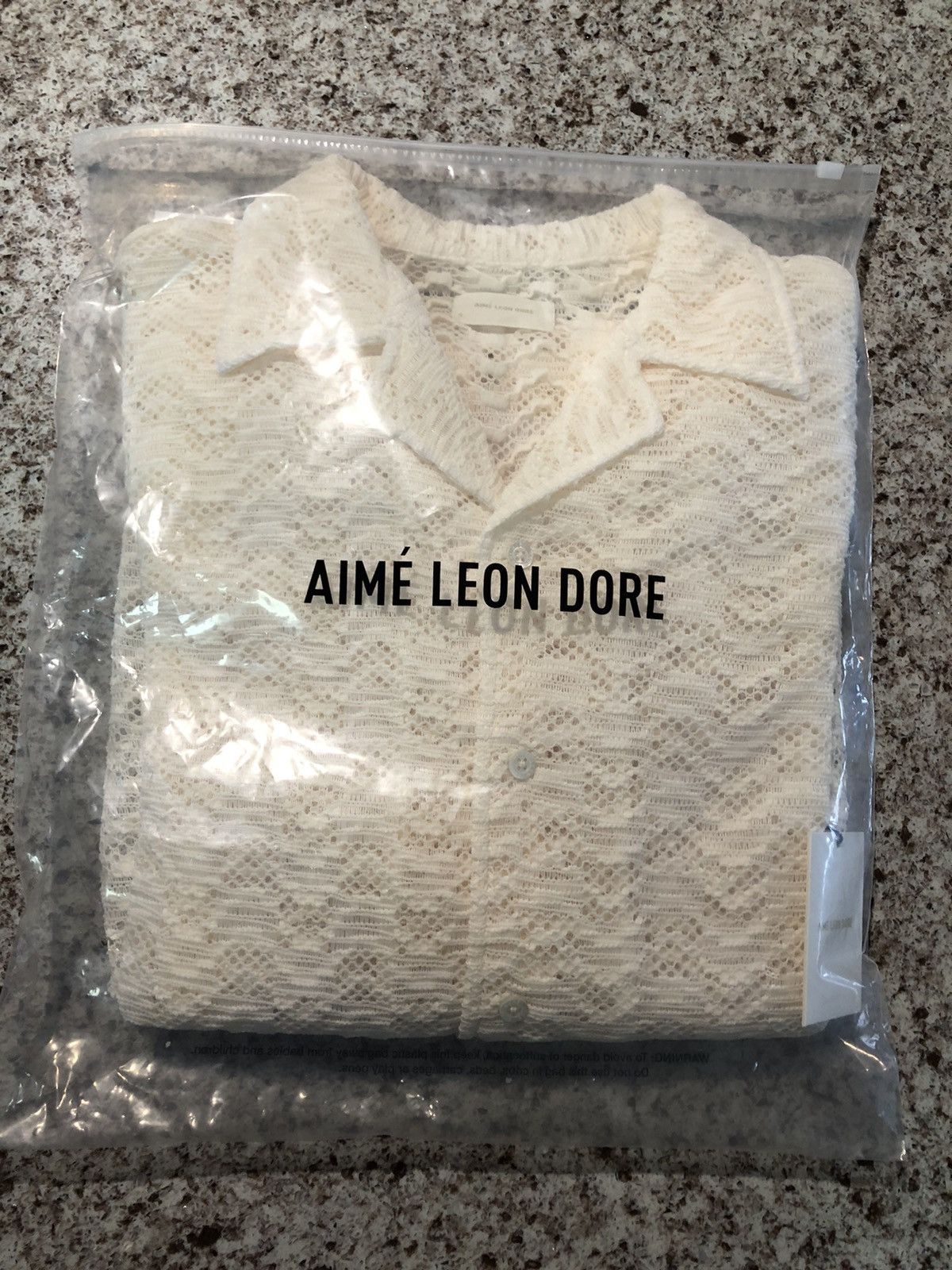 Aime Leon Dore ALD Long-Sleeve Rico Shirt size small pristine cream Size US S / EU 44-46 / 1 - 8 Thumbnail