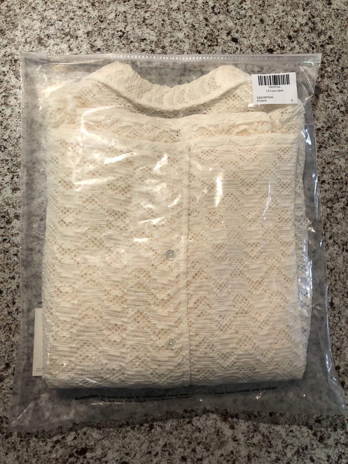 Aime Leon Dore ALD Long-Sleeve Rico Shirt size small pristine cream Size US S / EU 44-46 / 1 - 9 Thumbnail