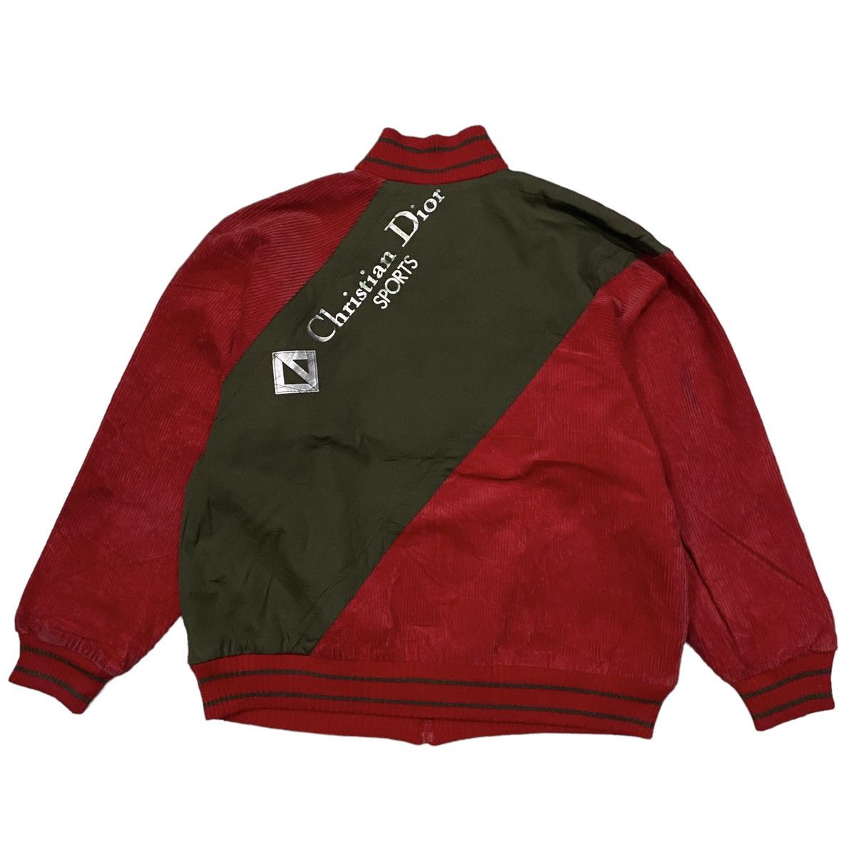 image of Christian Dior Monsieur Christian Dior Sports Corduroy Bomber Jacket, Men's (Size Large)