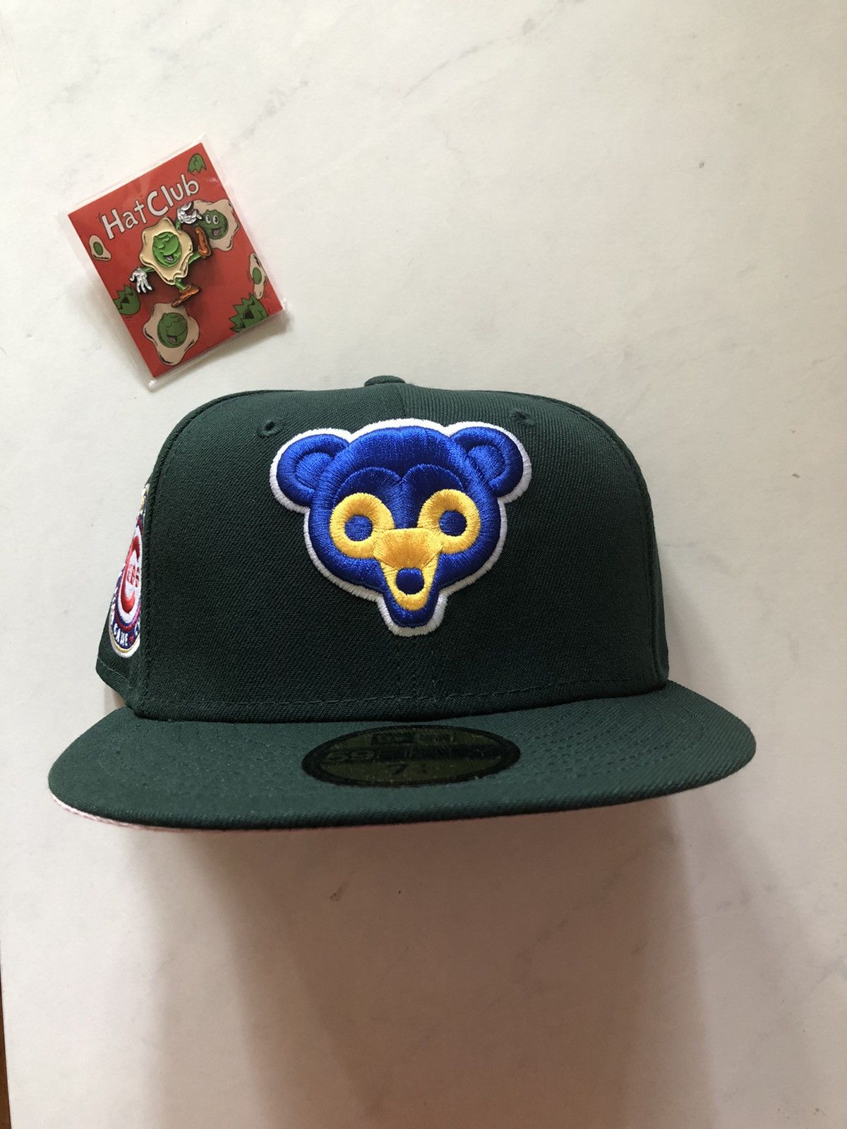 Hat Club × New Era 7 1/4 Green Eggs and Ham Chicago Cubs 1962 fitted pink brim Size ONE SIZE - 2 Thumbnail