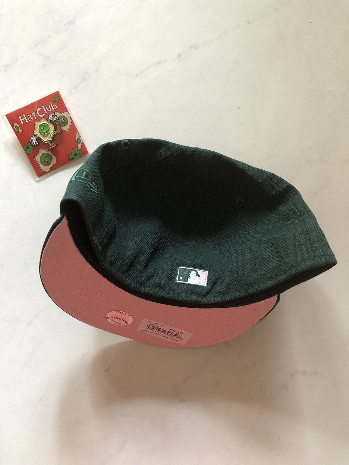 Hat Club × New Era 7 1/4 Green Eggs and Ham Chicago Cubs 1962 fitted pink brim Size ONE SIZE - 4 Thumbnail