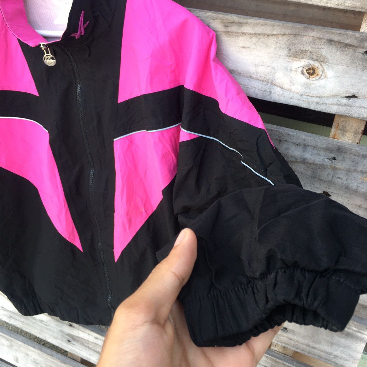 Asics × Goretex Asics Gore-Tex x Zipper x Jacket x Vintage Size US L / EU 52-54 / 3 - 6 Thumbnail