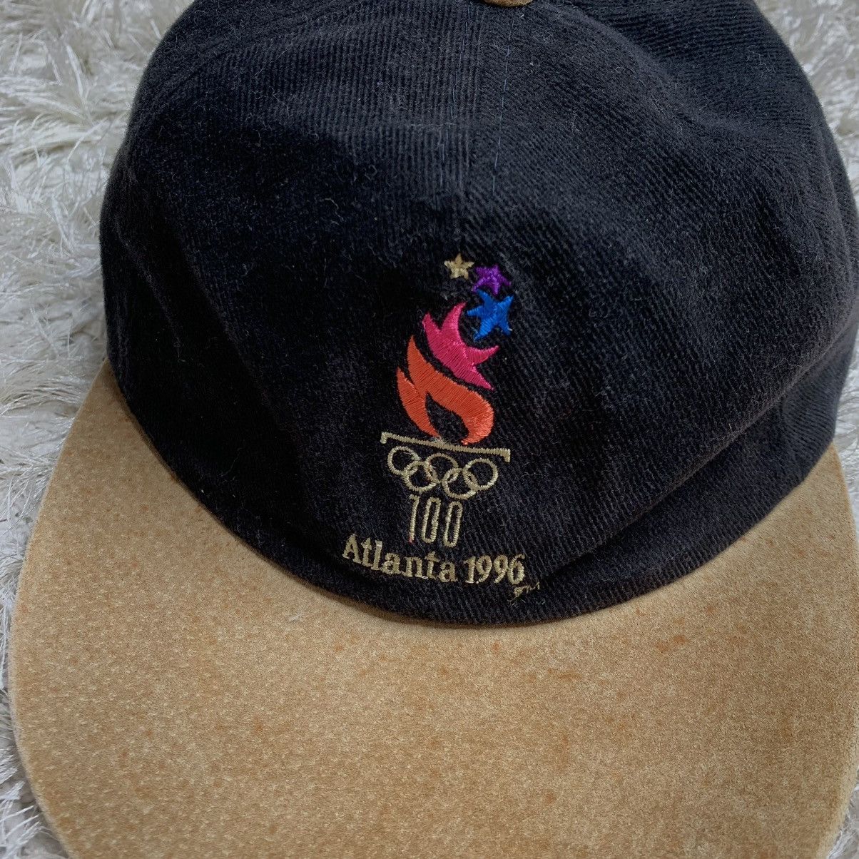 USA Olympics Atlanta 1996 Olympic Games Cap StreetWear Vintage Racing Size ONE SIZE - 3 Thumbnail