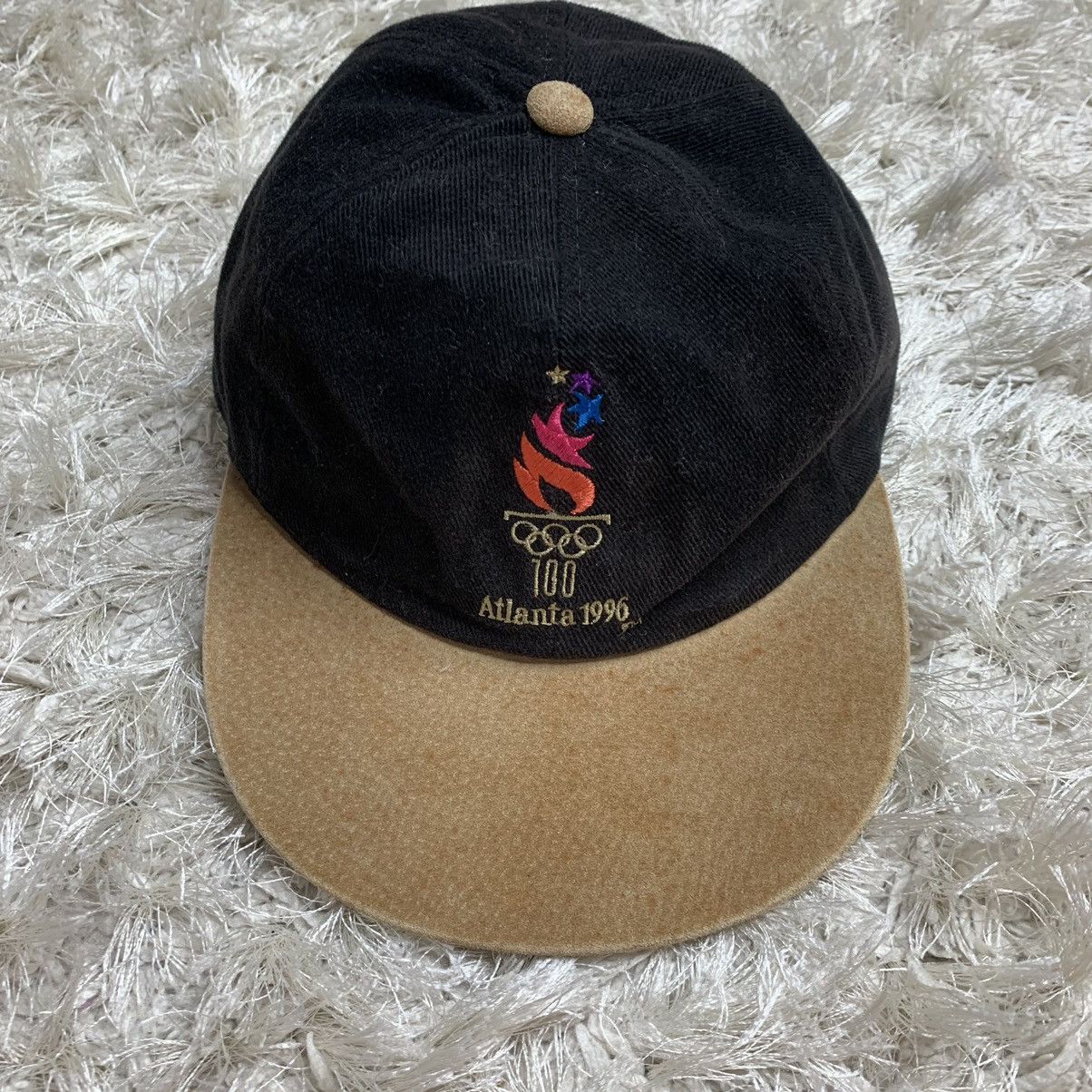 USA Olympics Atlanta 1996 Olympic Games Cap StreetWear Vintage Racing Size ONE SIZE - 2 Thumbnail