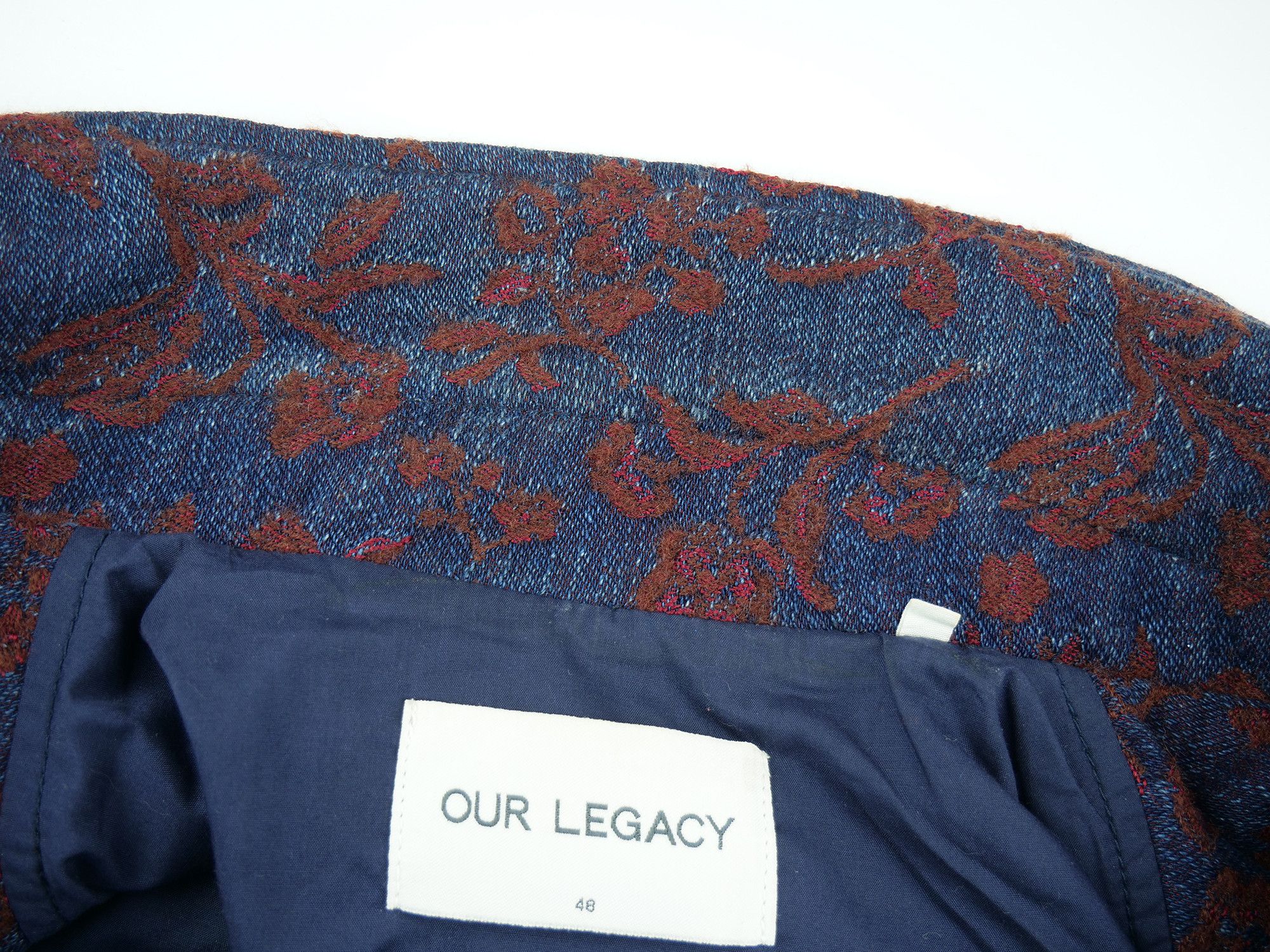 Our Legacy Our Legacy AW14 Flower Indigo Wool jacket Size US M / EU 48-50 / 2 - 3 Thumbnail