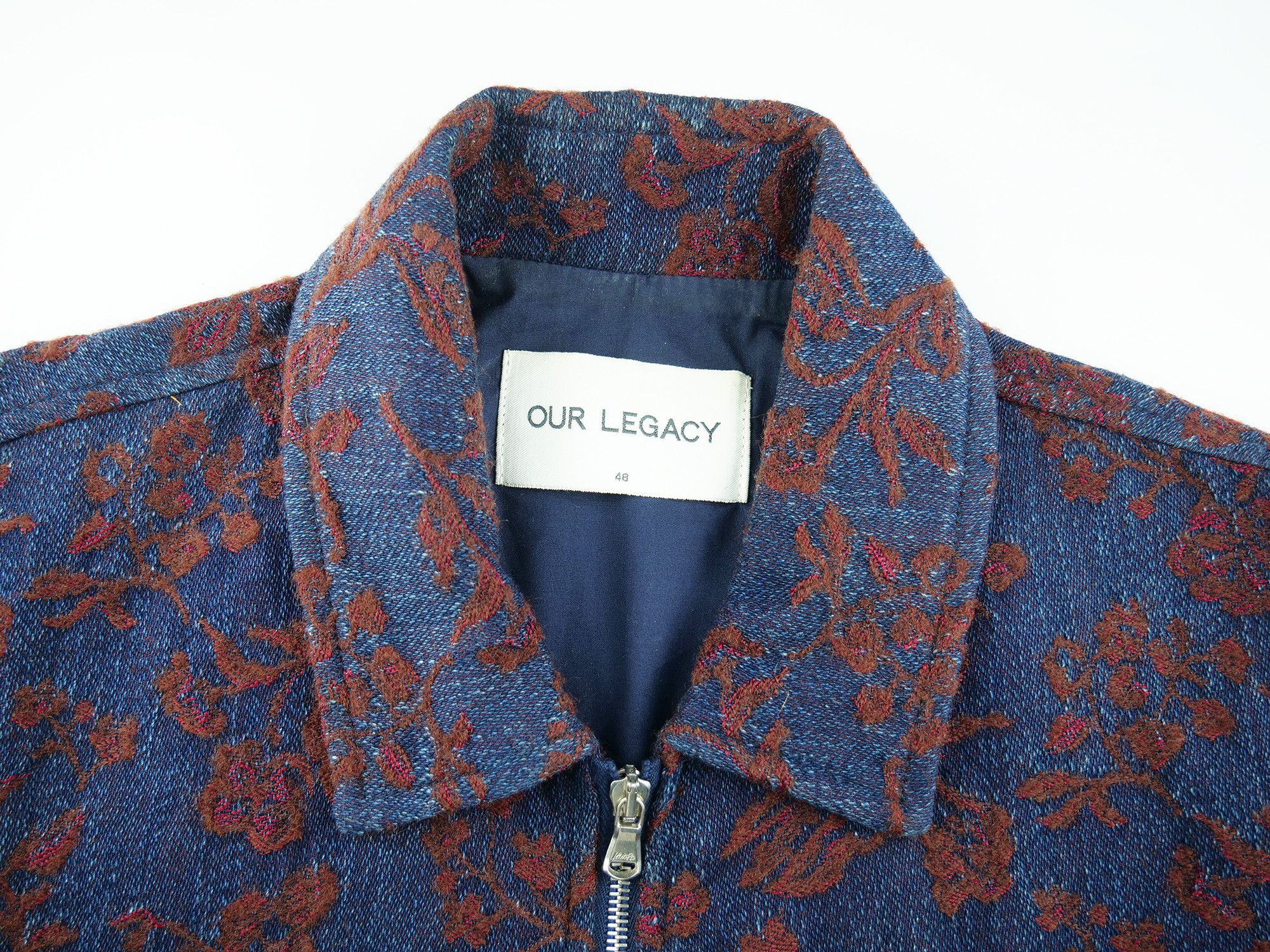 Our Legacy Our Legacy AW14 Flower Indigo Wool jacket Size US M / EU 48-50 / 2 - 2 Thumbnail