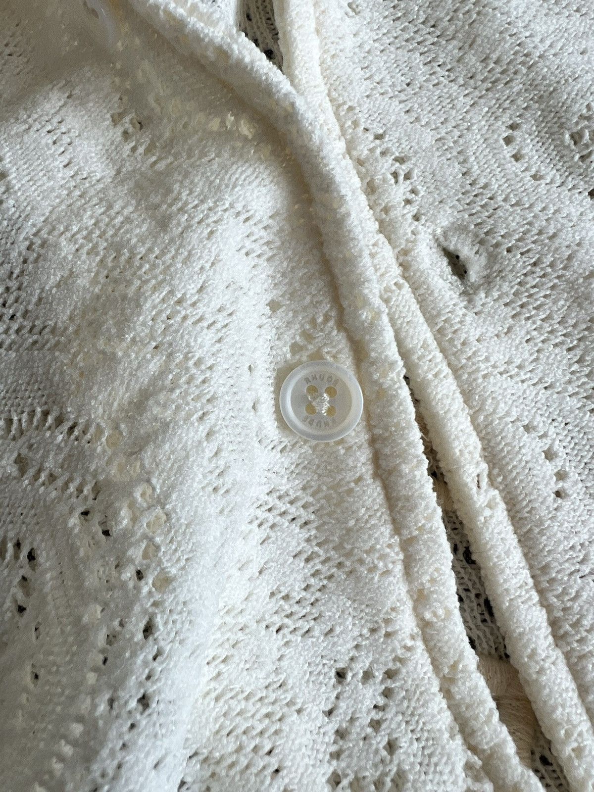 Rhude 595USD Ajor Camp-Collar Logo-Embroidered Lace Shirt Size US XL / EU 56 / 4 - 9 Thumbnail