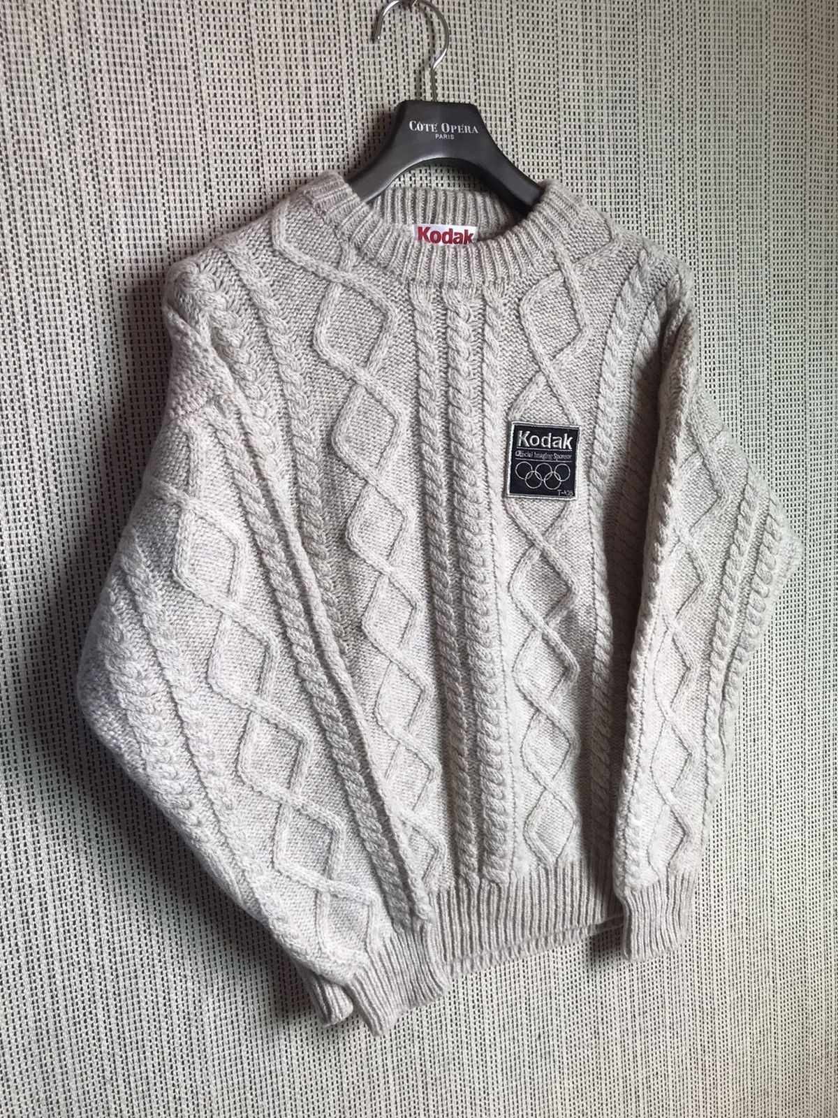 USA Olympics 🔥VINTAGE KNIT SWEATER KODAK IMAGING SPONSOR OLYMPIC VERYRARE Size US L / EU 52-54 / 3 - 4 Thumbnail