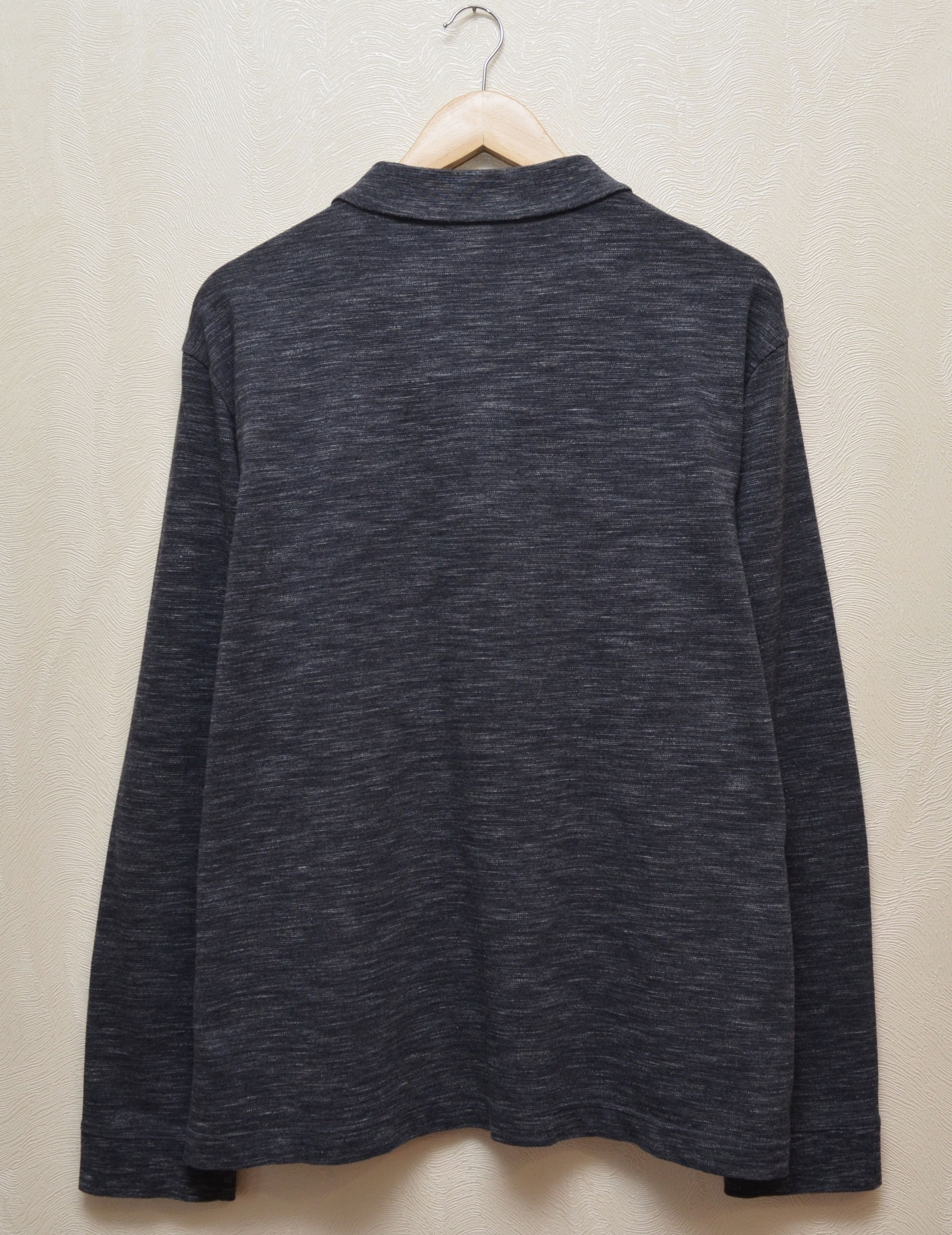 Lacoste Lacoste Grey Textured L/S Polo Shirt Size 6 XL Size US XL / EU 56 / 4 - 6 Thumbnail