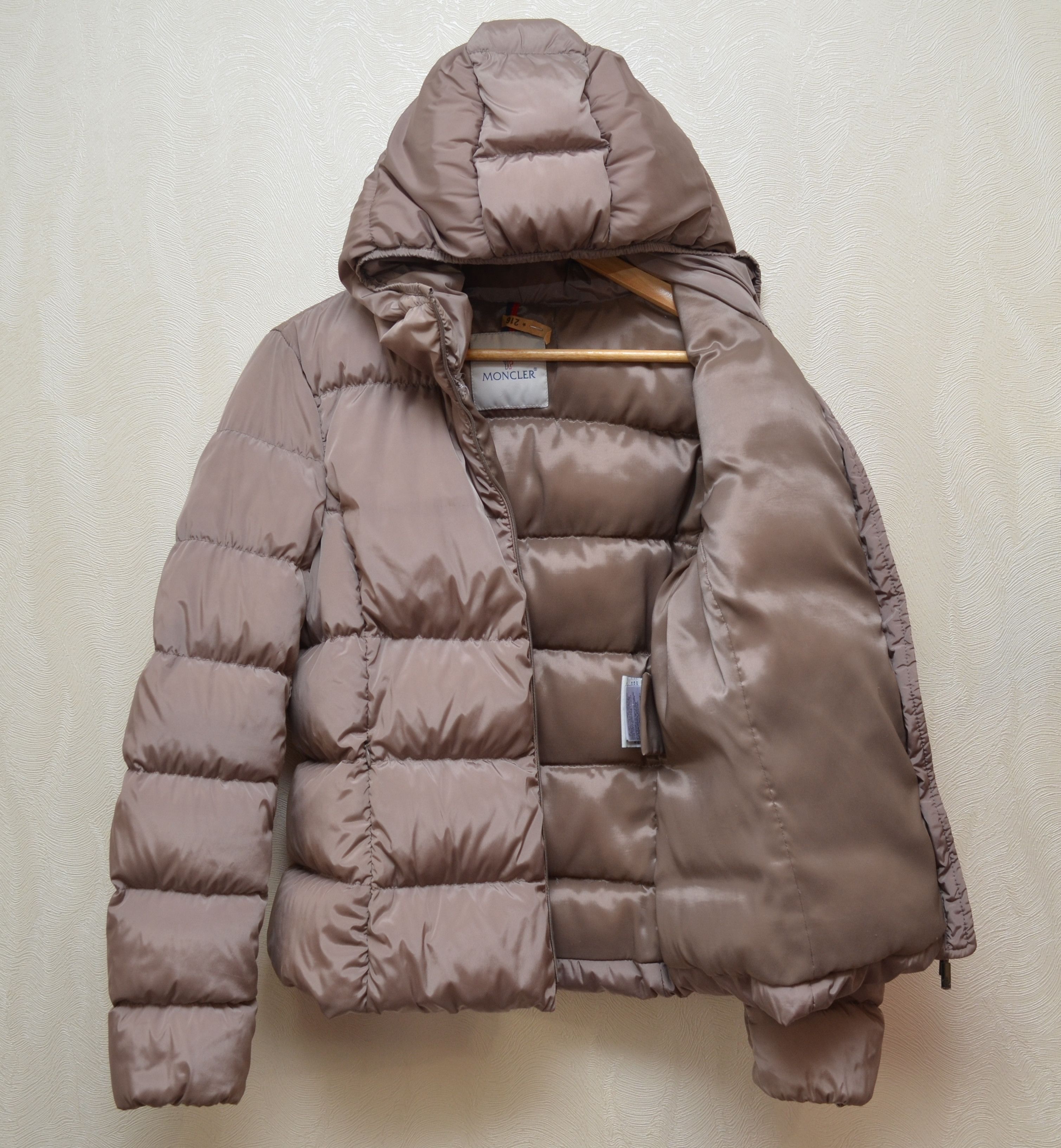 Designer × Moncler Moncler Arum Light Brown Down Jacket Size 2 M Size M / US 6-8 / IT 42-44 - 6 Thumbnail