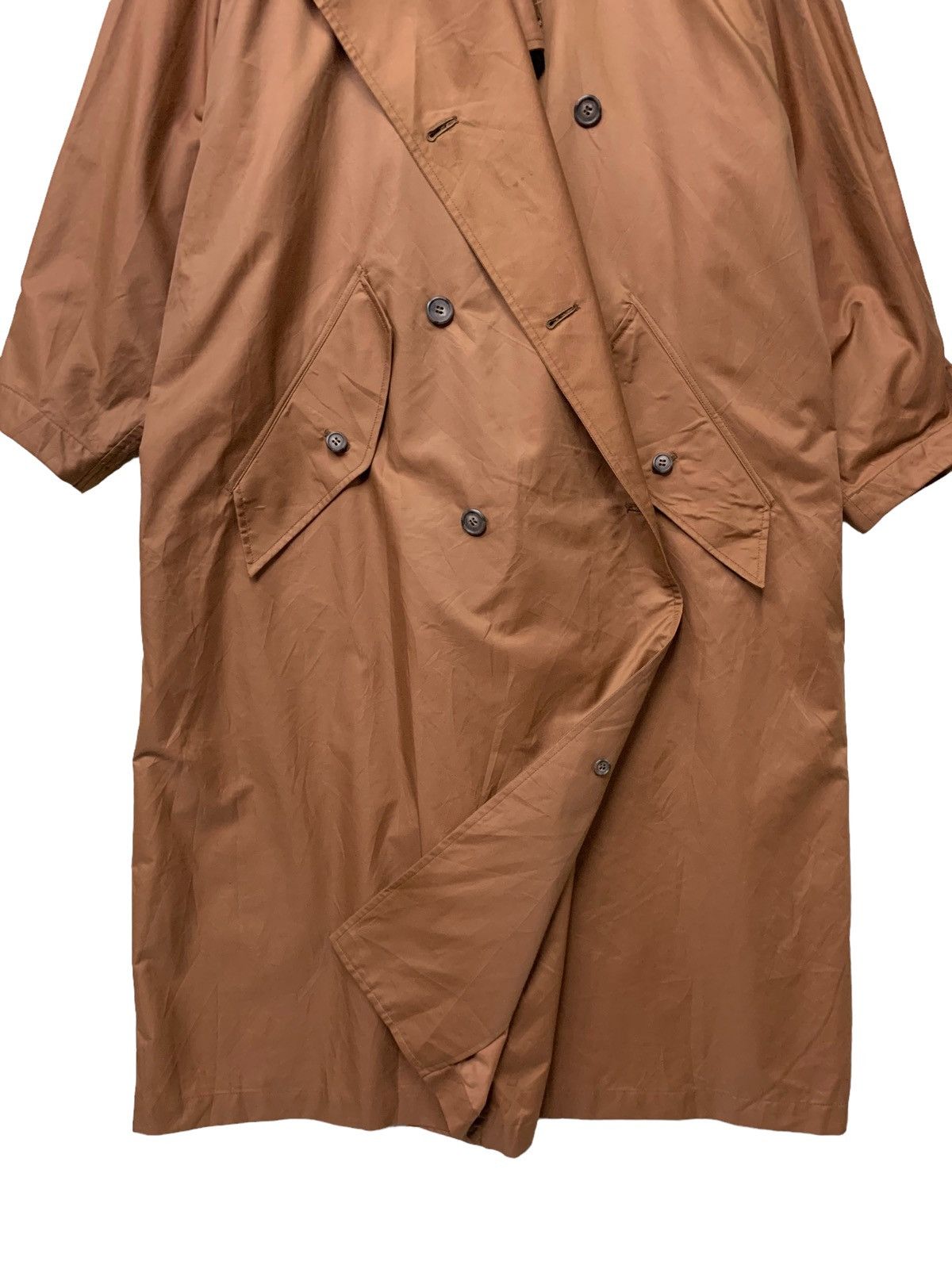Issey Miyake 🔥VTG 80s ISSEY MIYAKE OVERCOAT DOUBLE BREAST Size US XL / EU 56 / 4 - 5 Thumbnail