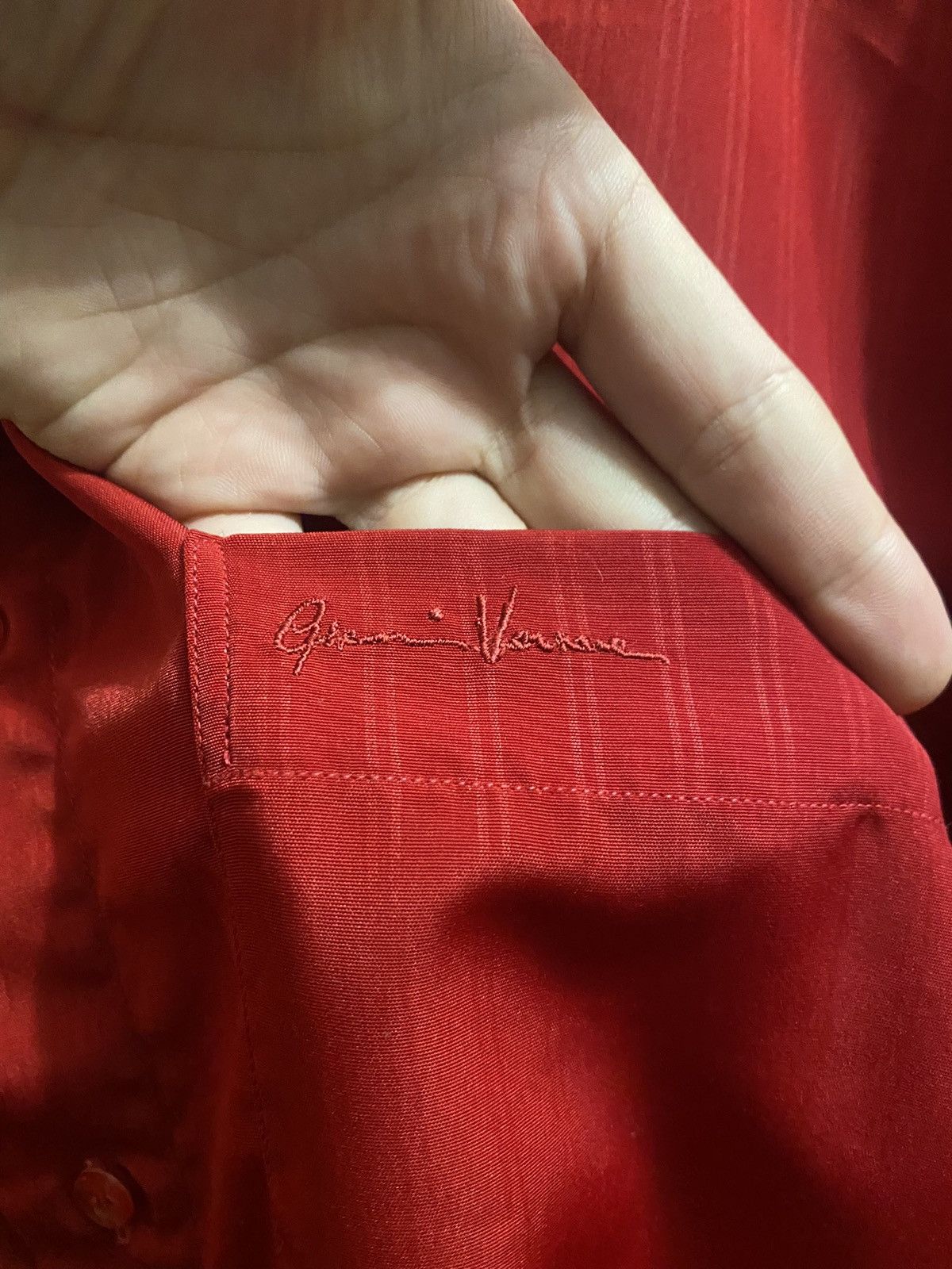Versace Rare Vintage Shirt Versace V2 classic. Size US XL / EU 56 / 4 - 2 Thumbnail