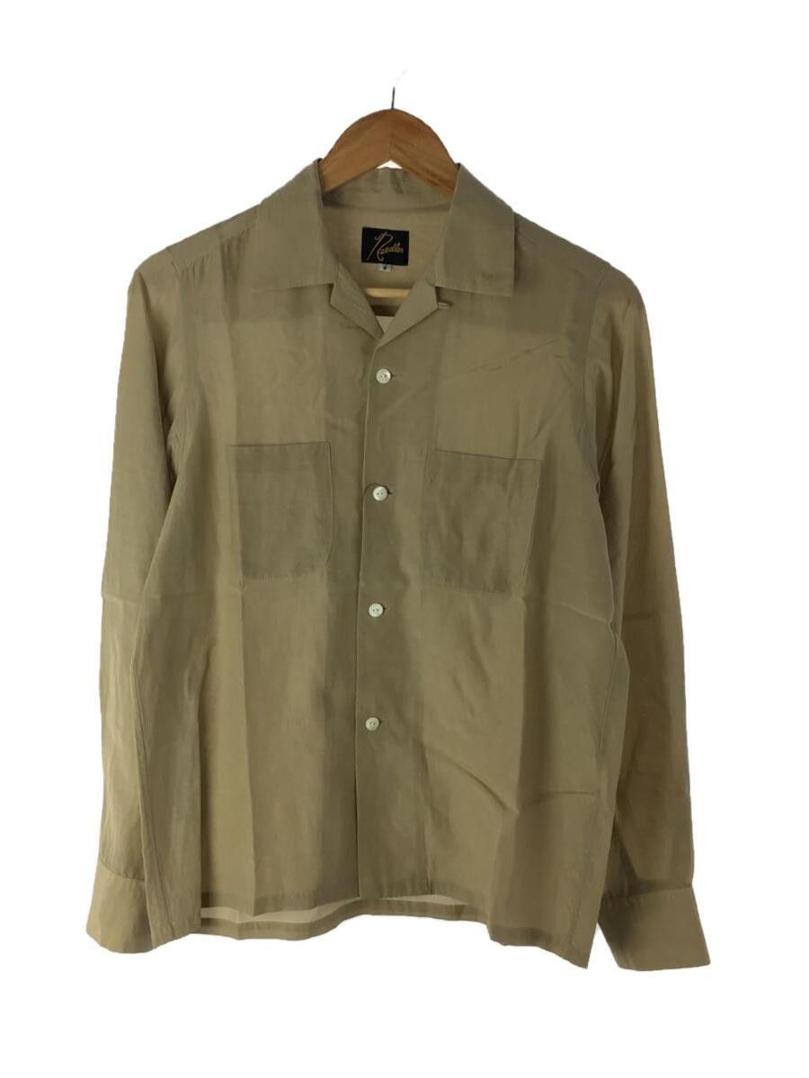 Image of Needles Camp Collar Pocket Shirt in Beige, Men's (Size Small)