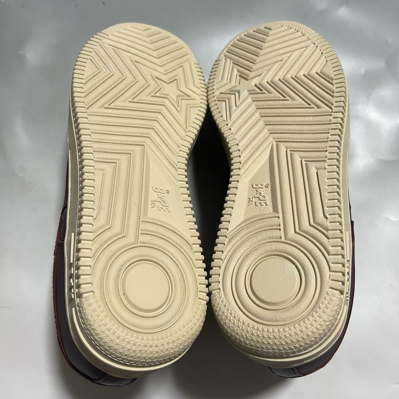Bape 2007 BAPE Sta Red brown leather Size US 10 / EU 43 - 5 Thumbnail