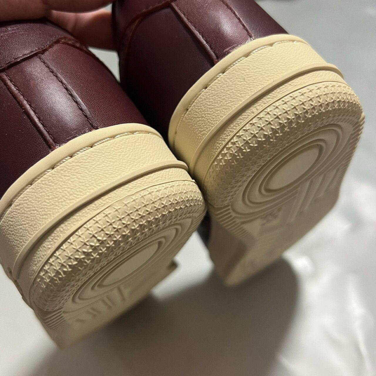 Bape 2007 BAPE Sta Red brown leather Size US 10 / EU 43 - 6 Thumbnail
