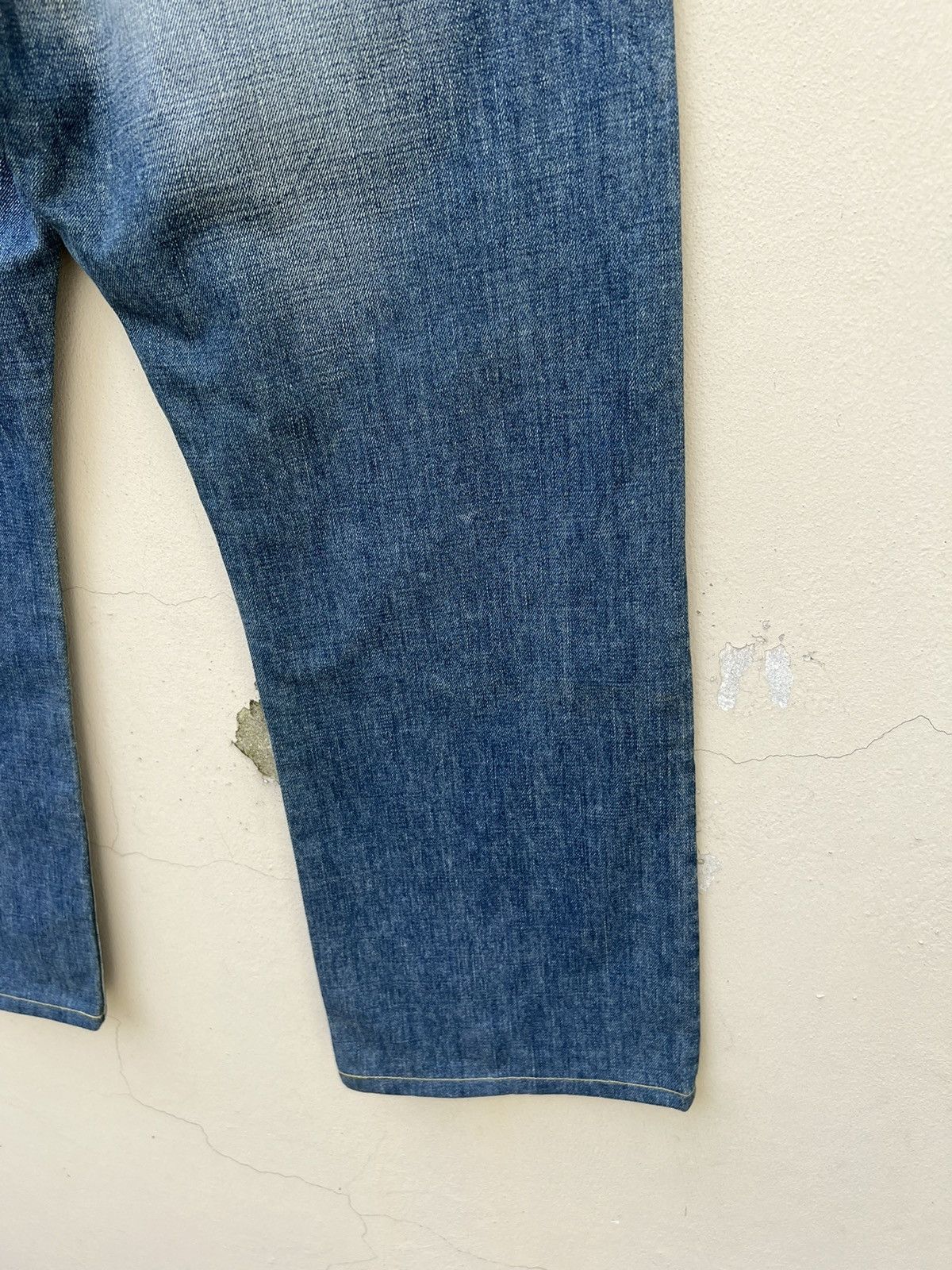 Bape × Nigo Vintage Bathing Ape Japan Bape Star Light Blue Denim Jeans Size US 34 / EU 50 - 20 Thumbnail