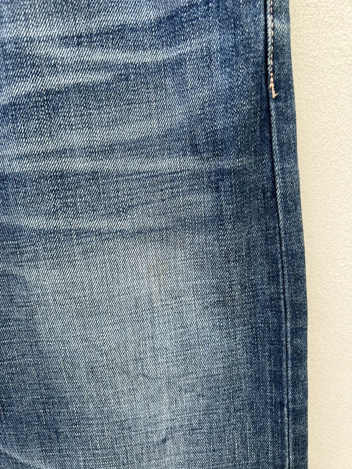 Bape × Nigo Vintage Bathing Ape Japan Bape Star Light Blue Denim Jeans Size US 34 / EU 50 - 12 Thumbnail