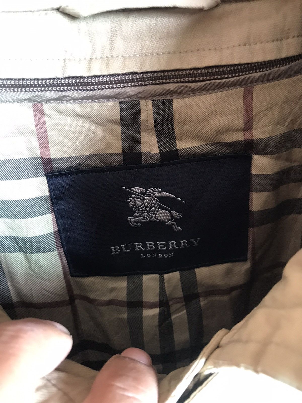 Burberry × Vintage ‼️VINTAGE BURBERRY PARKA JACKET INSIDE INNER NOVA CHECK ‼️ Size US L / EU 52-54 / 3 - 5 Thumbnail