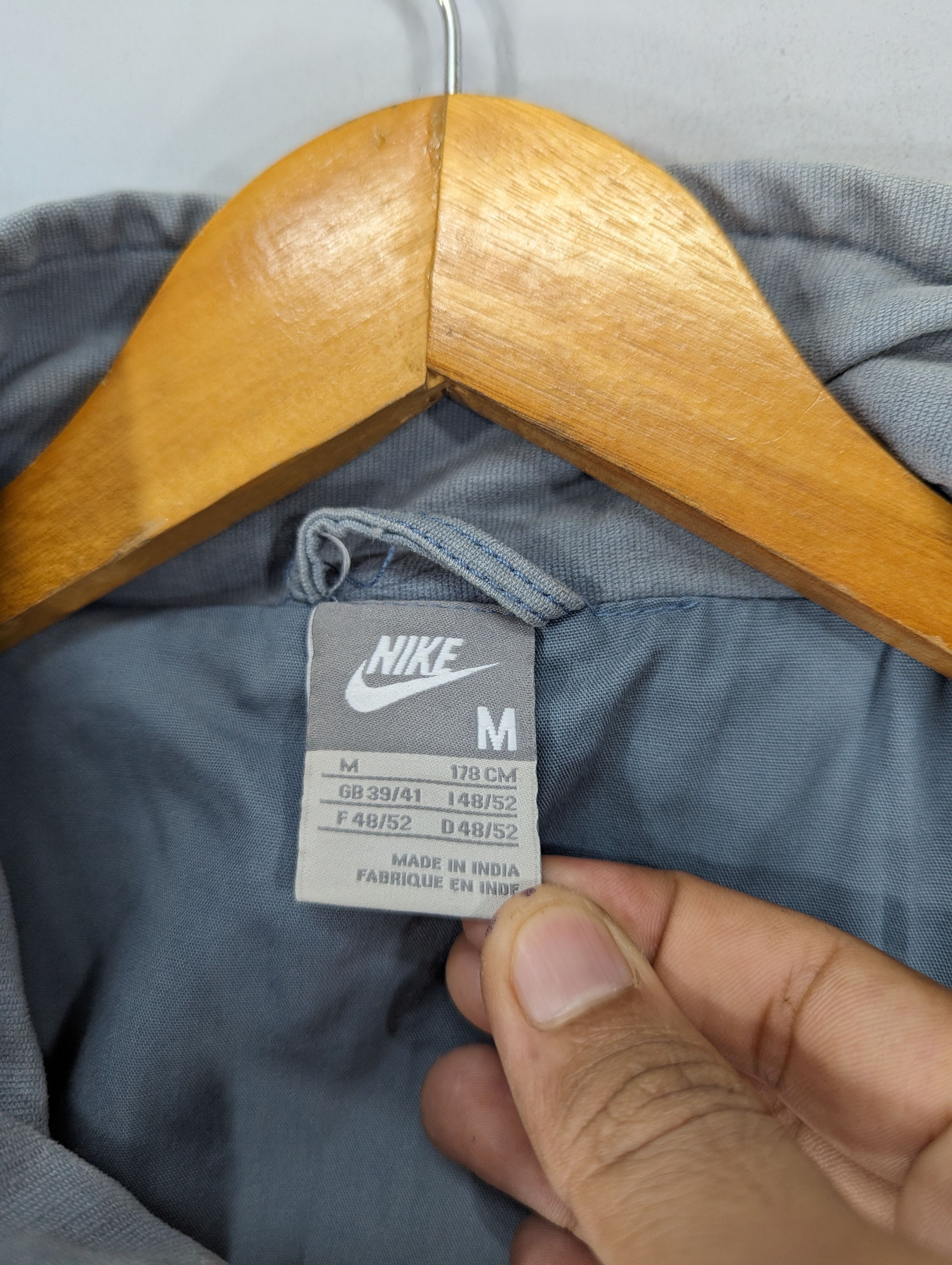 Hypebeast × Nike 🔥RARE🔥Nike MCMLXXII Faded Blue Motorcycles Style Jacket Size US M / EU 48-50 / 2 - 12 Thumbnail