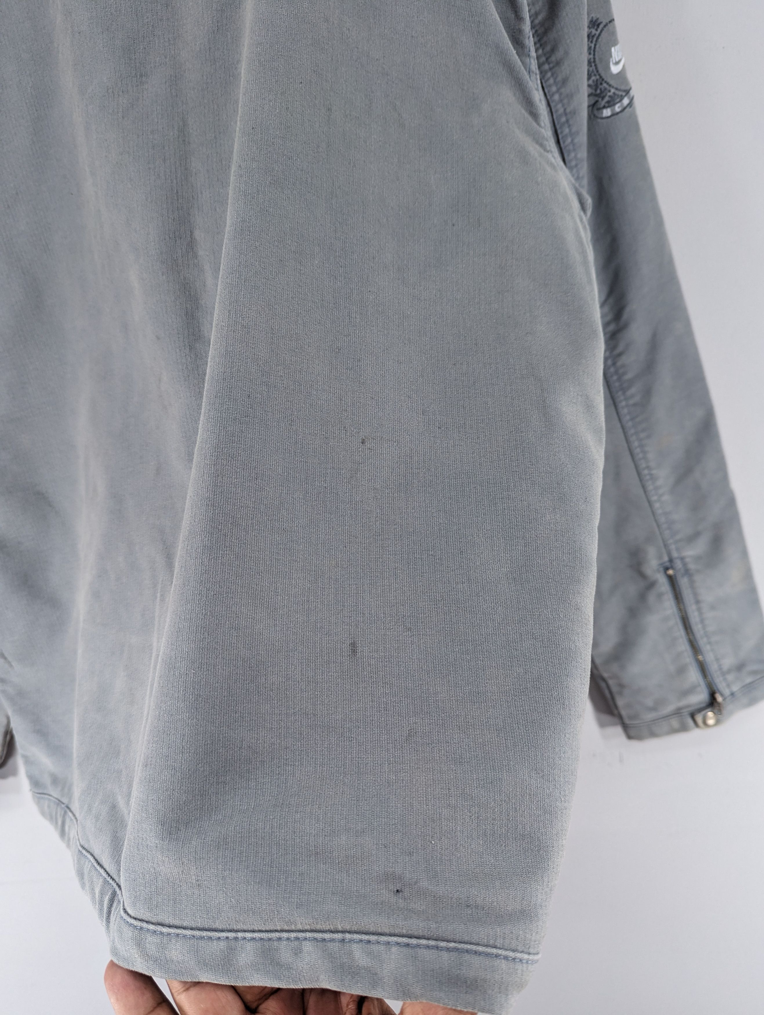 Hypebeast × Nike 🔥RARE🔥Nike MCMLXXII Faded Blue Motorcycles Style Jacket Size US M / EU 48-50 / 2 - 21 Thumbnail