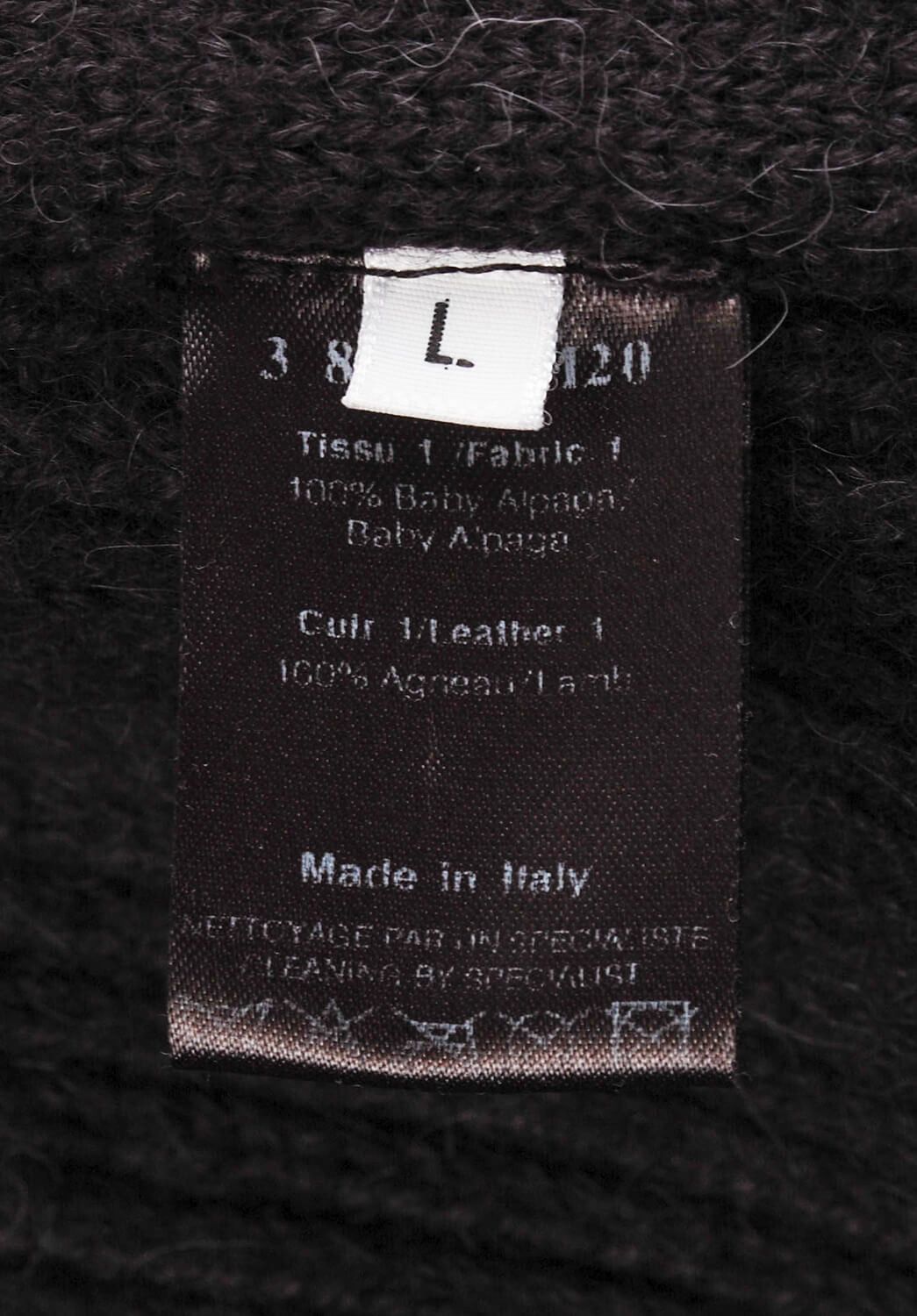 Jean Paul Gaultier Jean Paul Gaultier Monsieur Front Leather Jacket/Sweater L Size US L / EU 52-54 / 3 - 7 Thumbnail