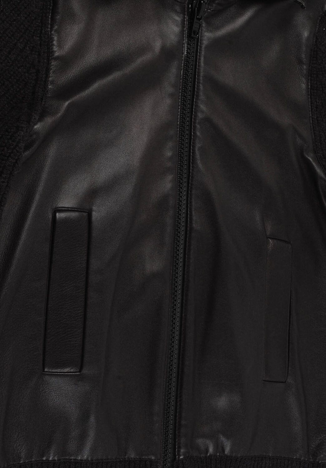 Jean Paul Gaultier Jean Paul Gaultier Monsieur Front Leather Jacket/Sweater L Size US L / EU 52-54 / 3 - 3 Thumbnail