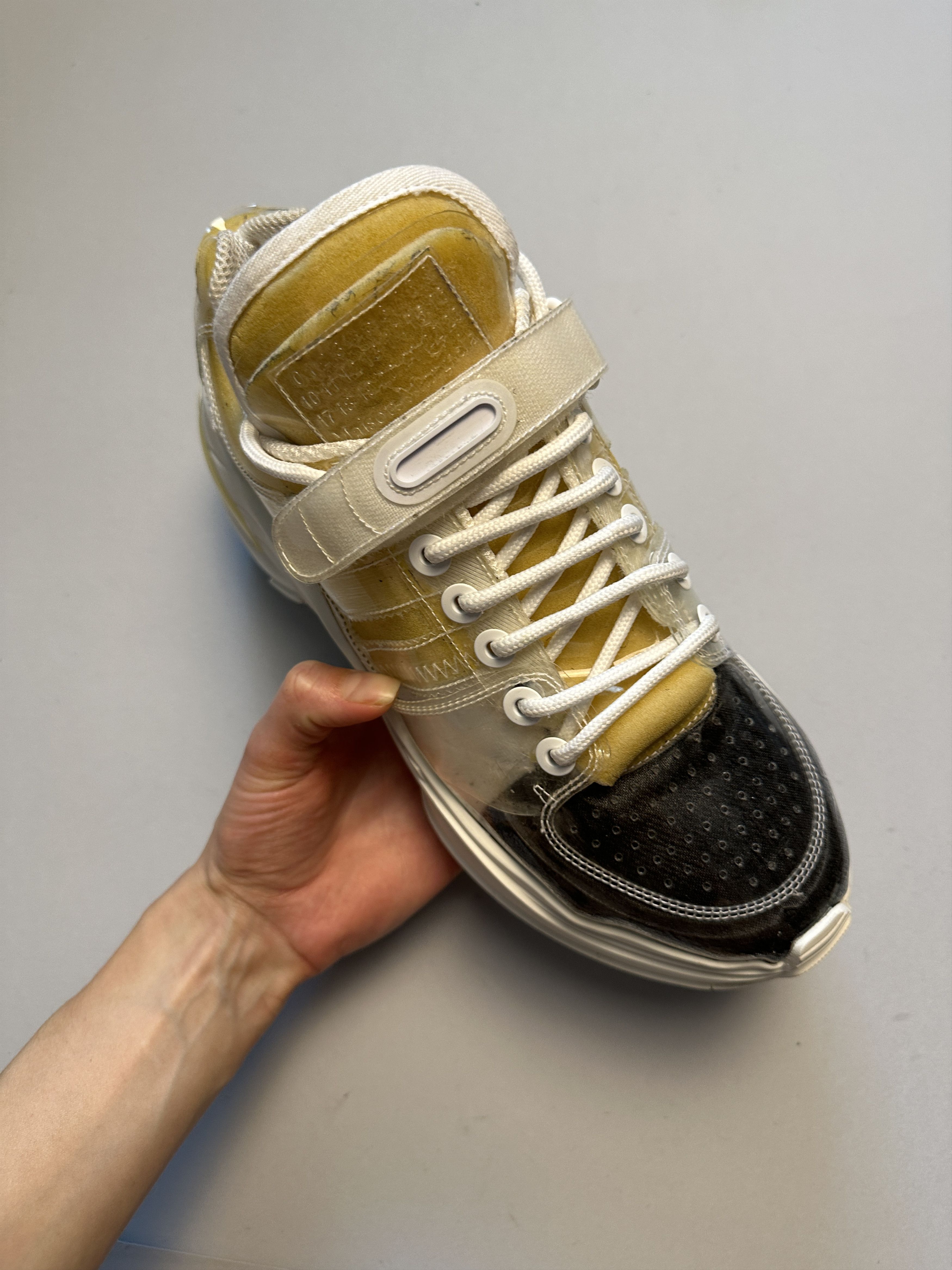 Maison Margiela Retro Fit Sponge Transparent Sneakers Size US 7 / EU 40 - 8 Thumbnail