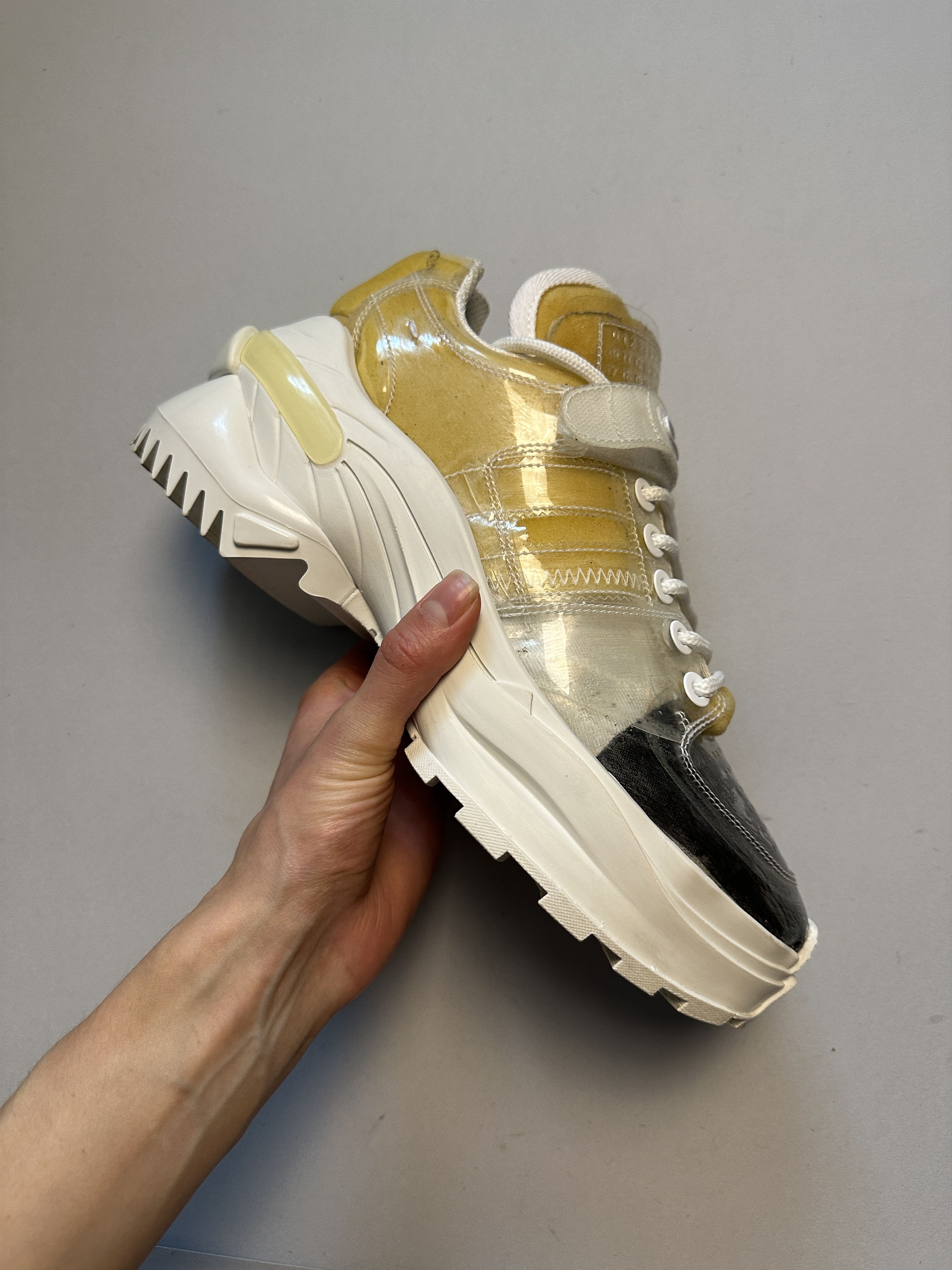 Maison Margiela Retro Fit Sponge Transparent Sneakers Size US 7 / EU 40 - 7 Thumbnail