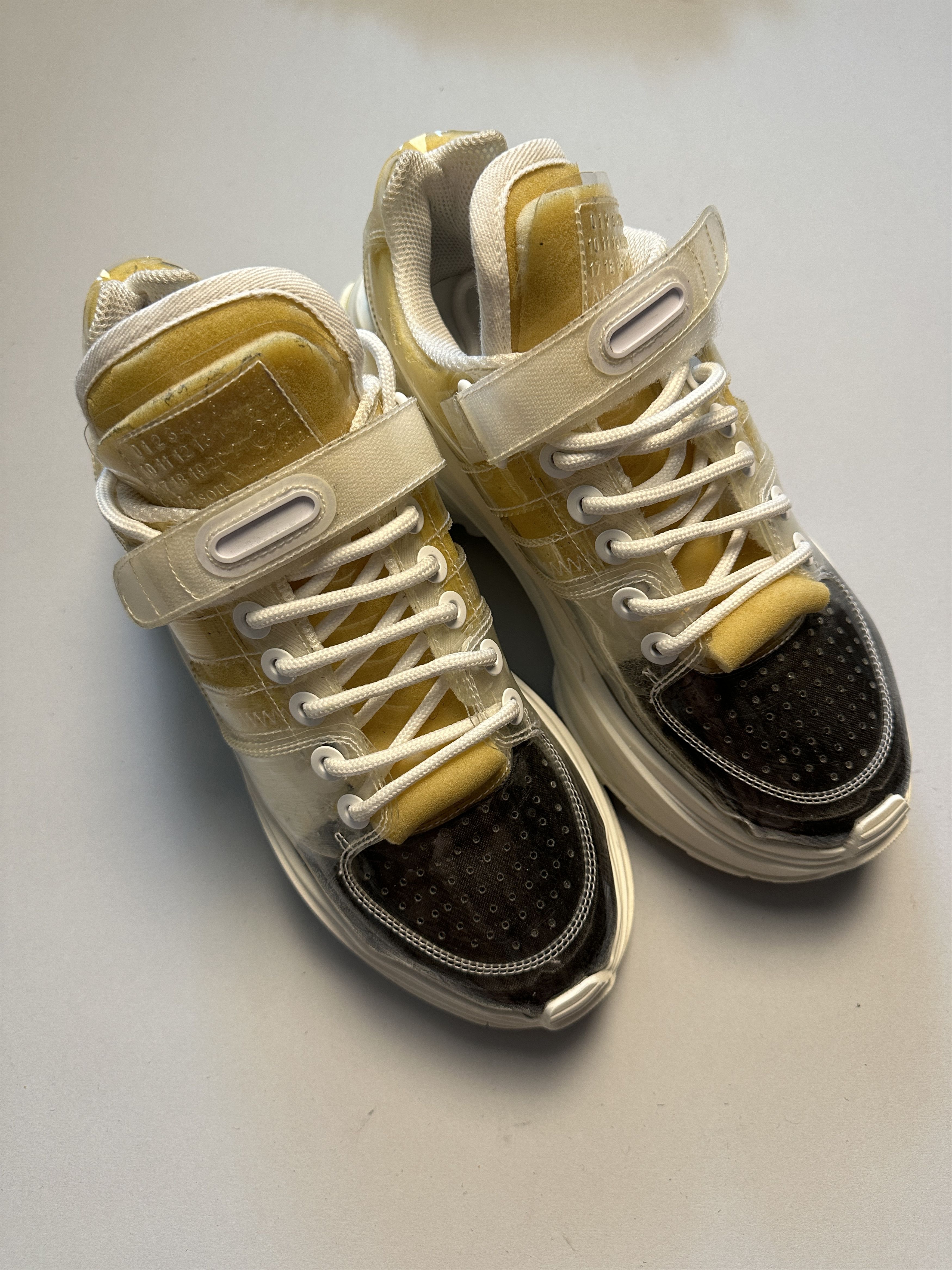Maison Margiela Retro Fit Sponge Transparent Sneakers Size US 7 / EU 40 - 6 Thumbnail