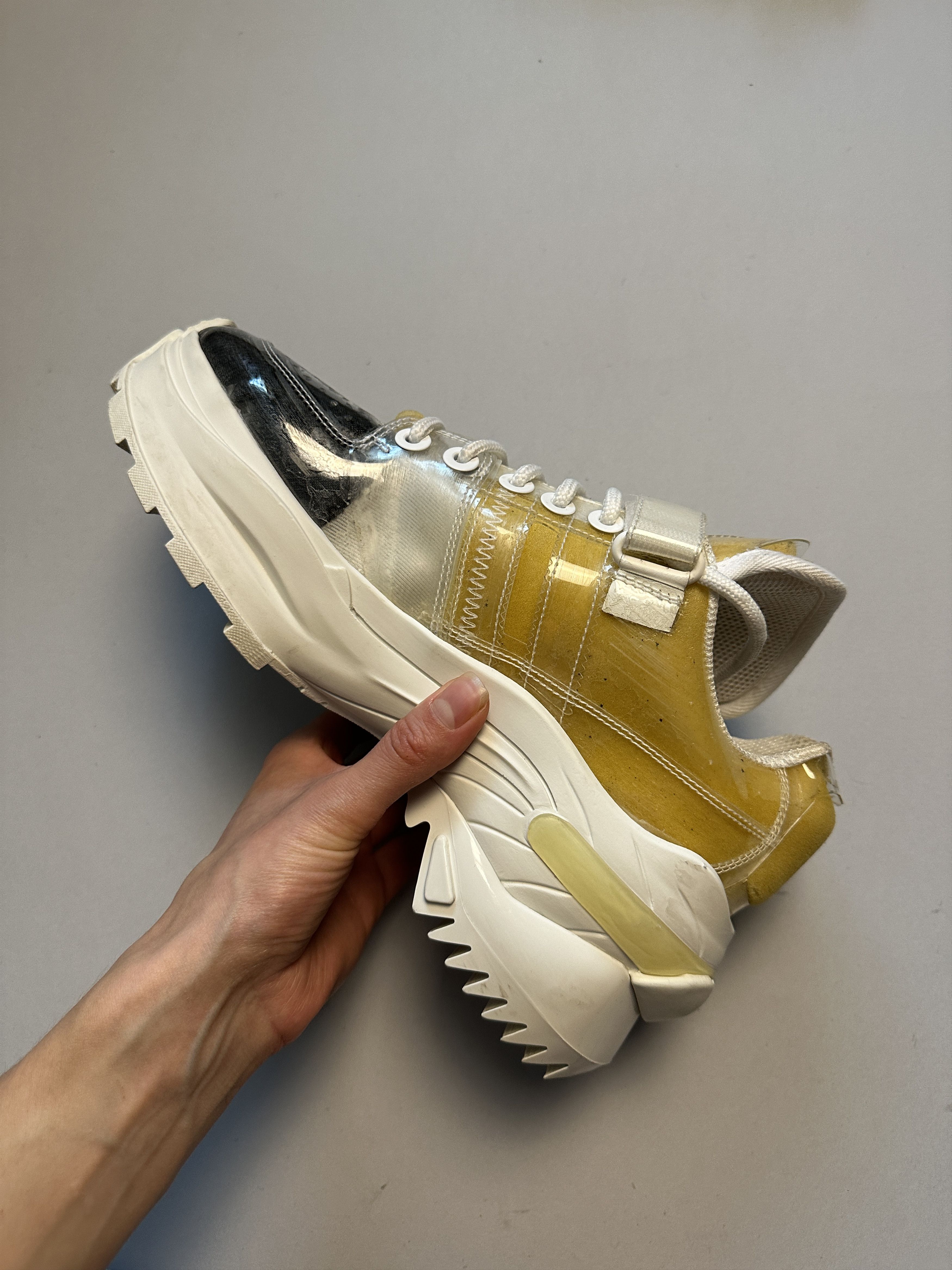 Maison Margiela Retro Fit Sponge Transparent Sneakers Size US 7 / EU 40 - 9 Thumbnail