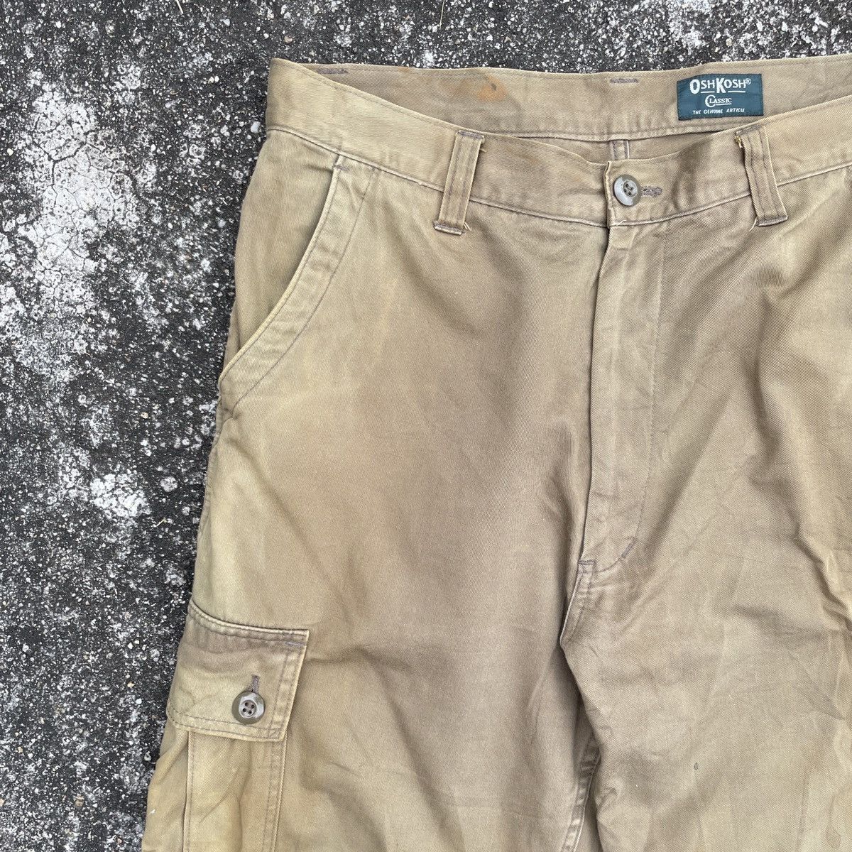 Oshkosh Vintage Oshkosh Tactical Military Faded Cargo Pants Size US 32 / EU 48 - 3 Thumbnail