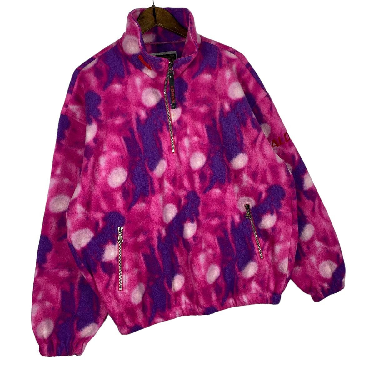 Vintage 90s Salomon Acid Fleece Quater Zip Sweater