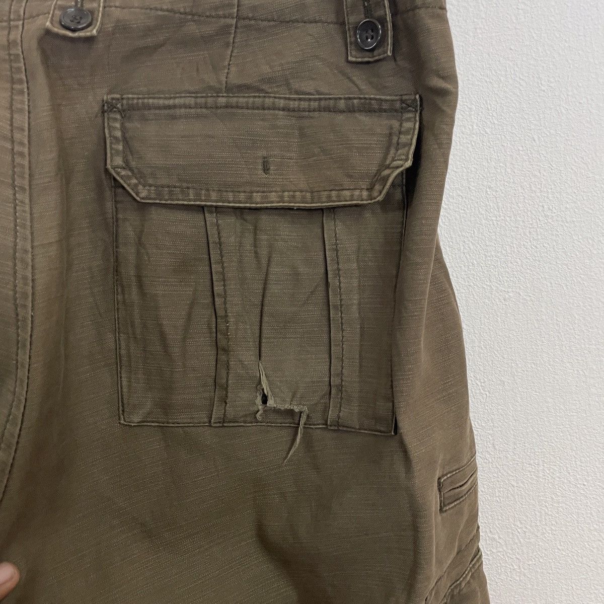 Japanese Brand Vintage Global Work Utility 8 Pocket Cargo Pants Size US 35 - 13 Thumbnail